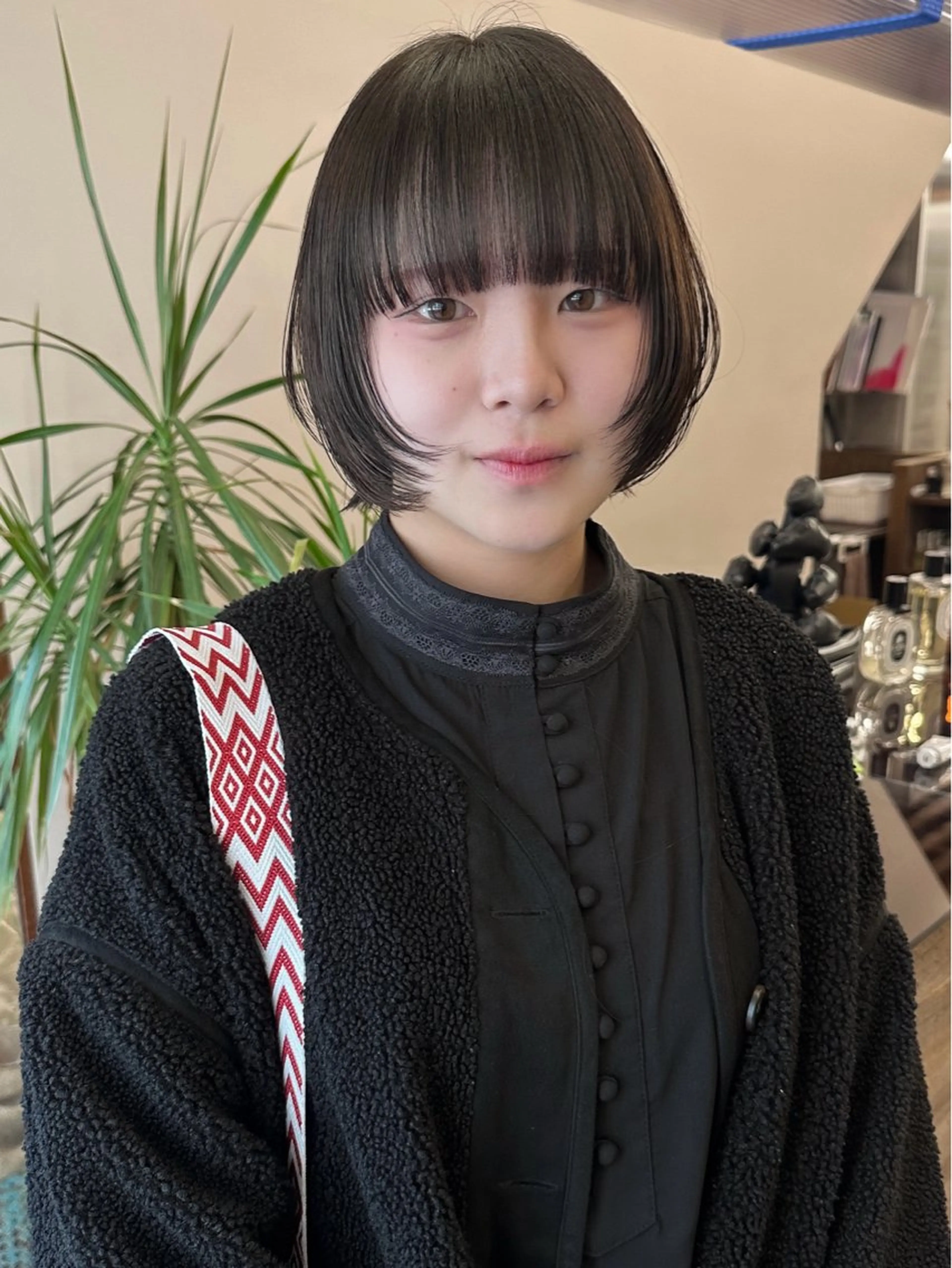 ミディアム カット ヘアカラー トリートメント 🐏nao /レイヤーカット🐏のヘアスタイル