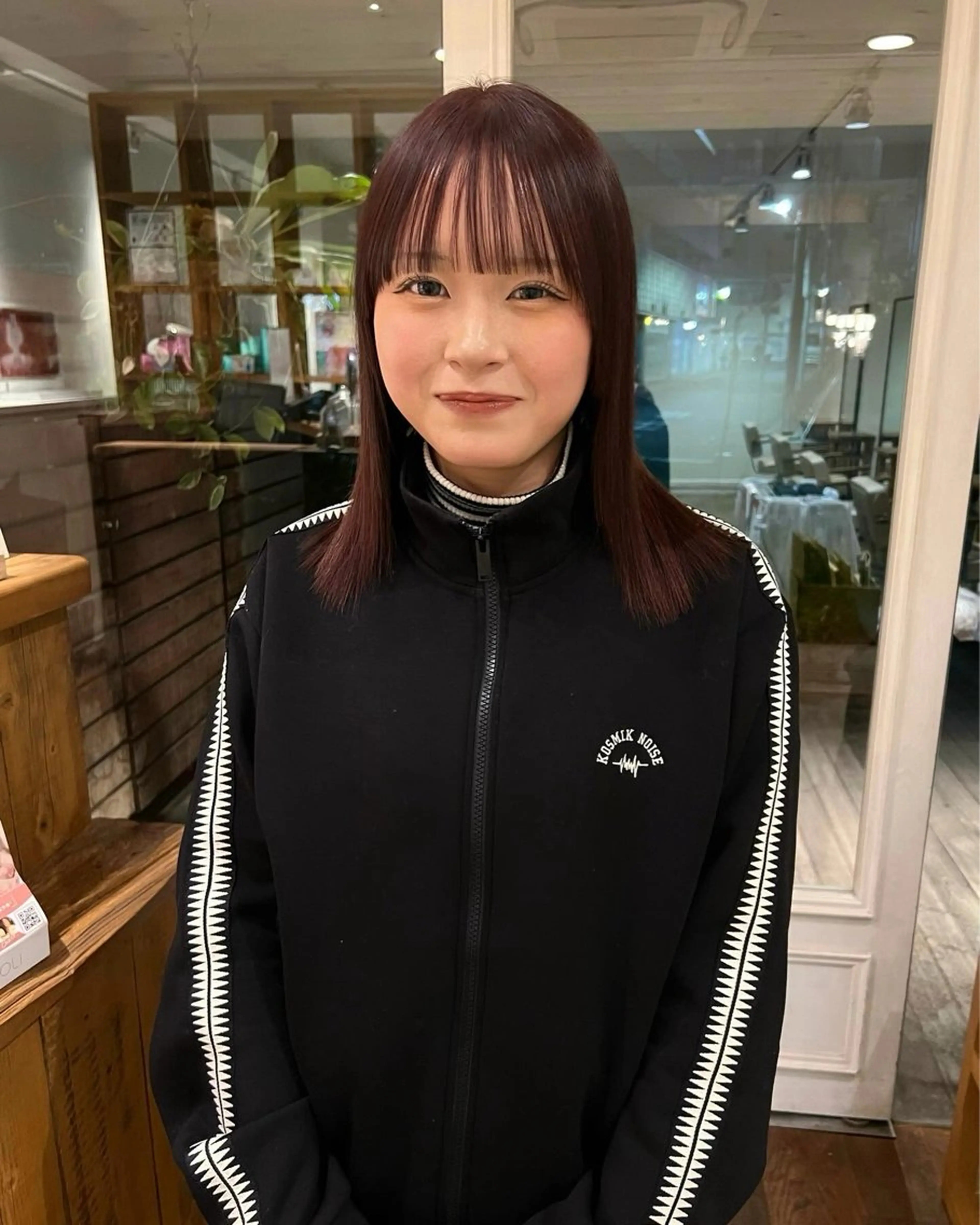 ミディアム カラー ブリーチ ブリーチなしカラー 天王寺美容室/暖色 カラー/chikaのヘアスタイル