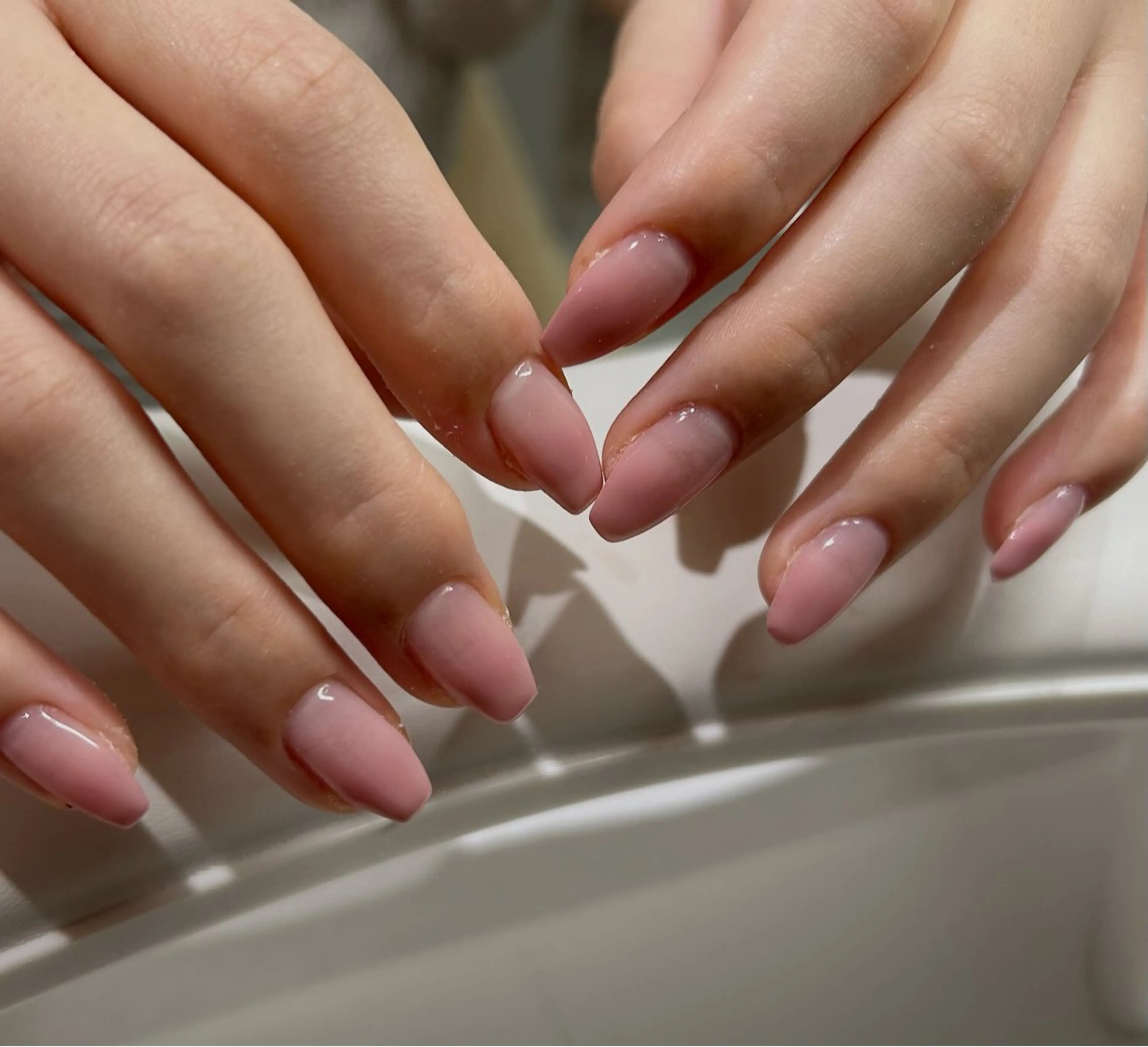 ネイル グラデーション ピンク purple aster名駅店所属・purple Asterのネイルデザイン