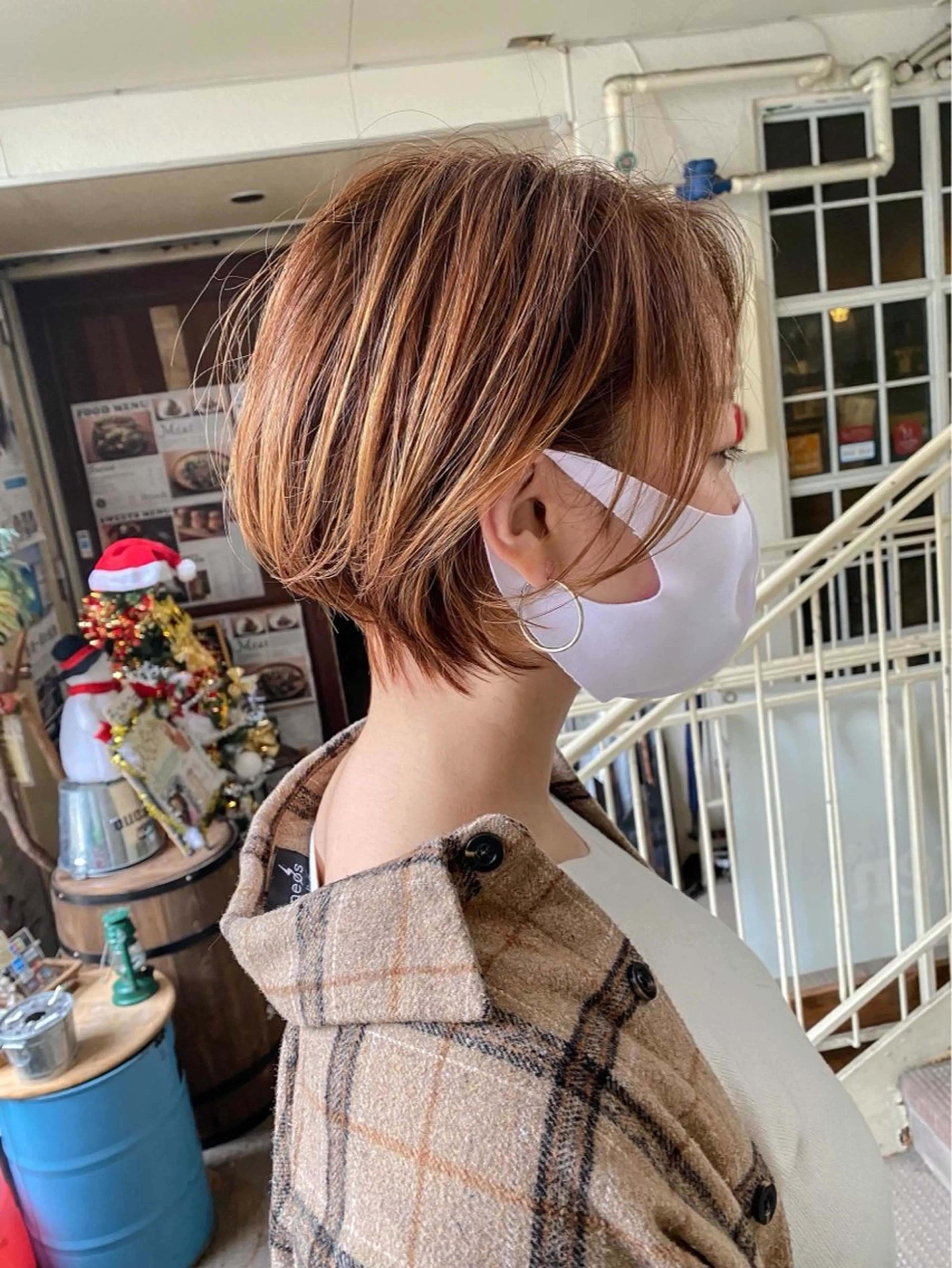 ショート ボブ 金田 颯太のヘアスタイル