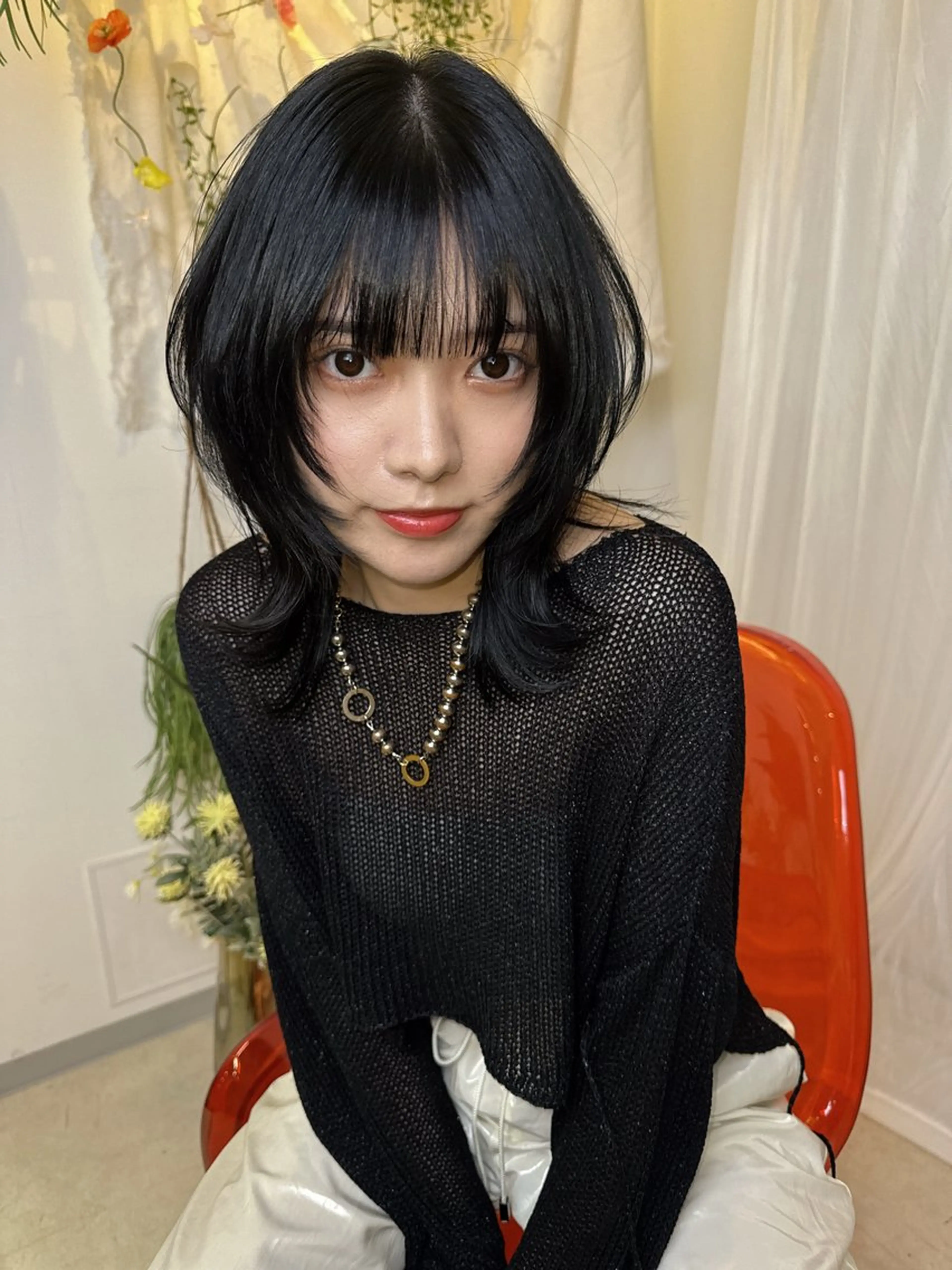 ミディアム カット トリートメント 【ロングウルフカット 姫カット】伊藤裕哉のヘアスタイル