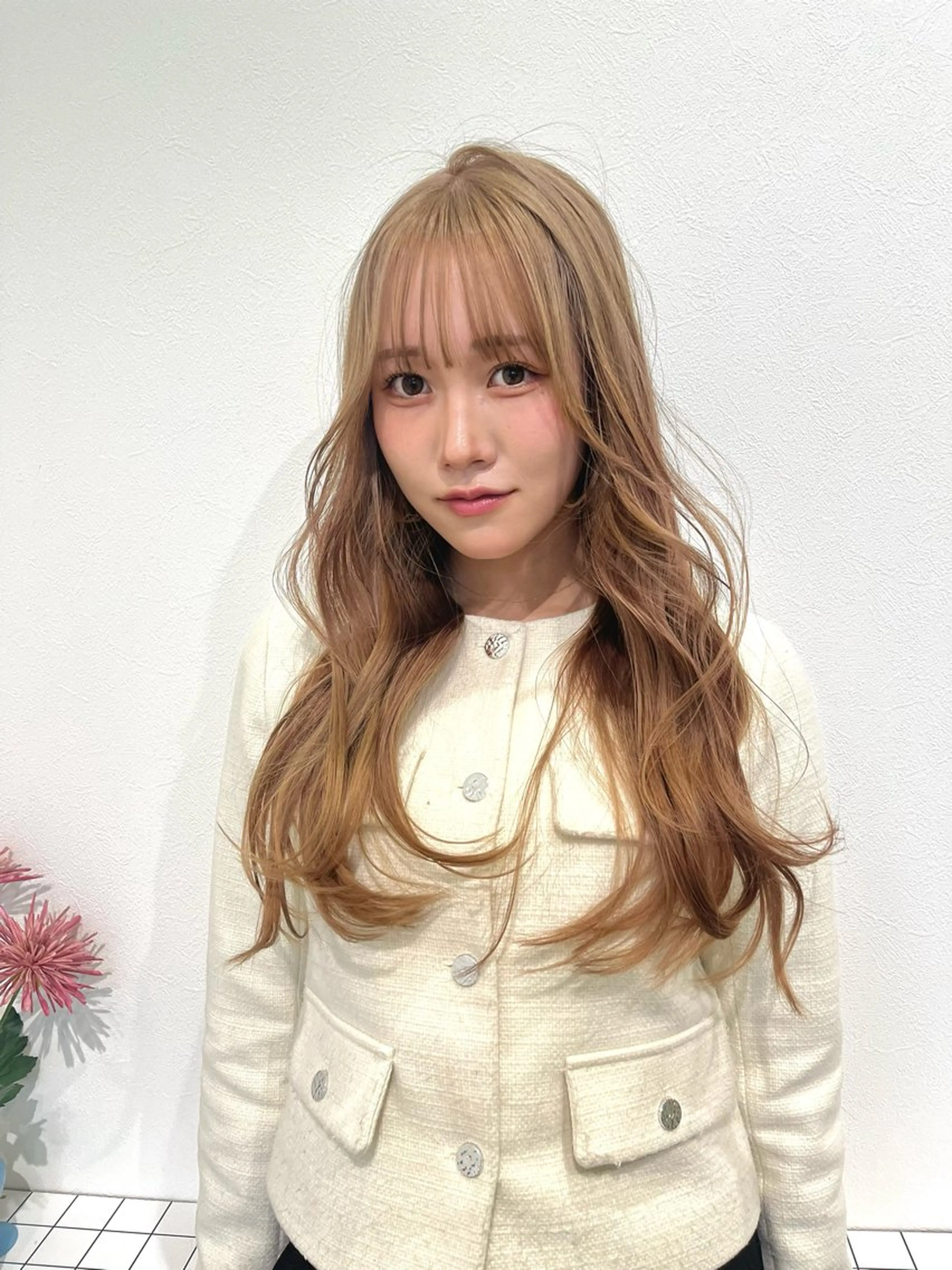 ロング カット ヘアカラー keshiki🦋 Nanaのヘアスタイル