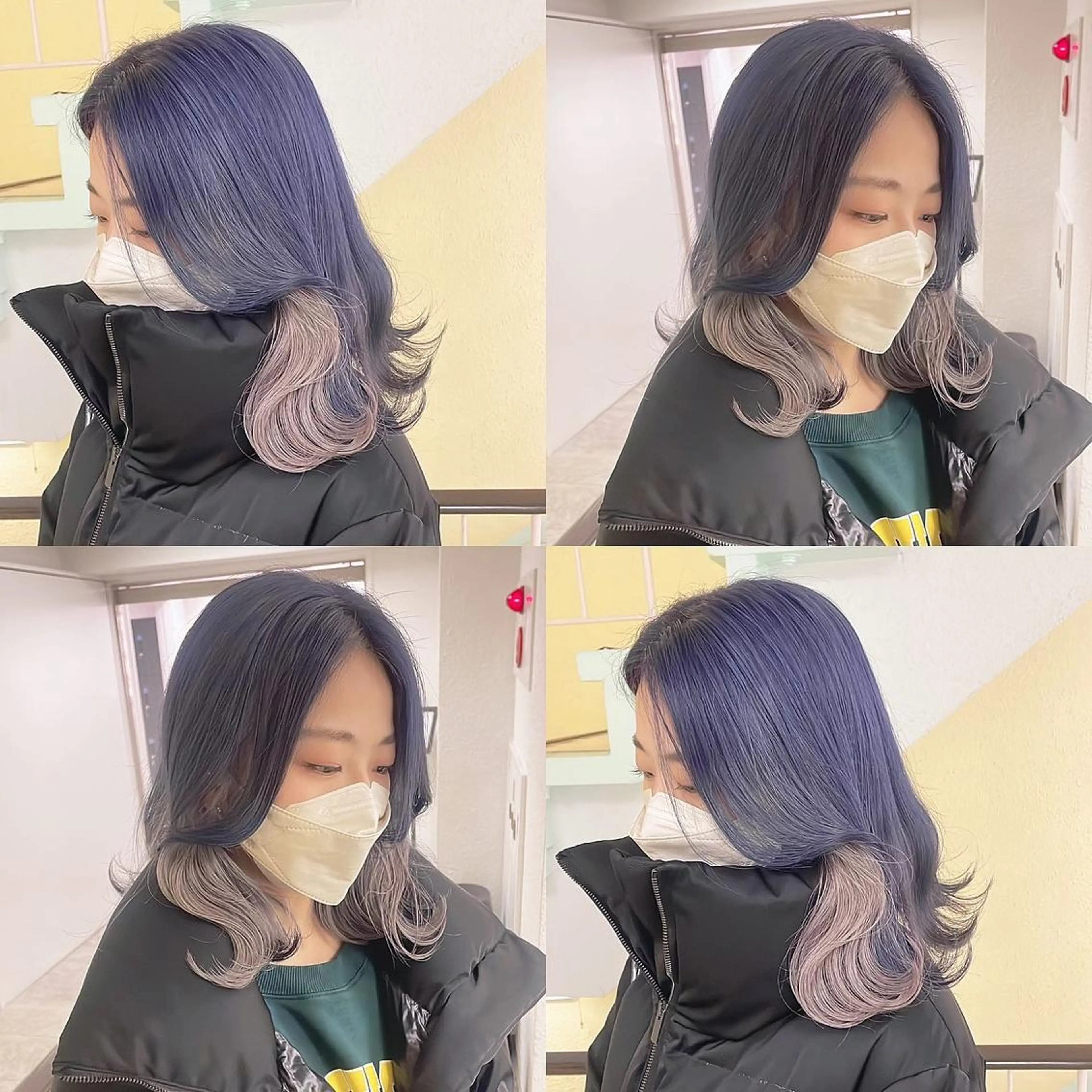 カラー ヘアカラー トリートメント 渋谷:インナーカラー ／🍒エリカ🍒のヘアスタイル