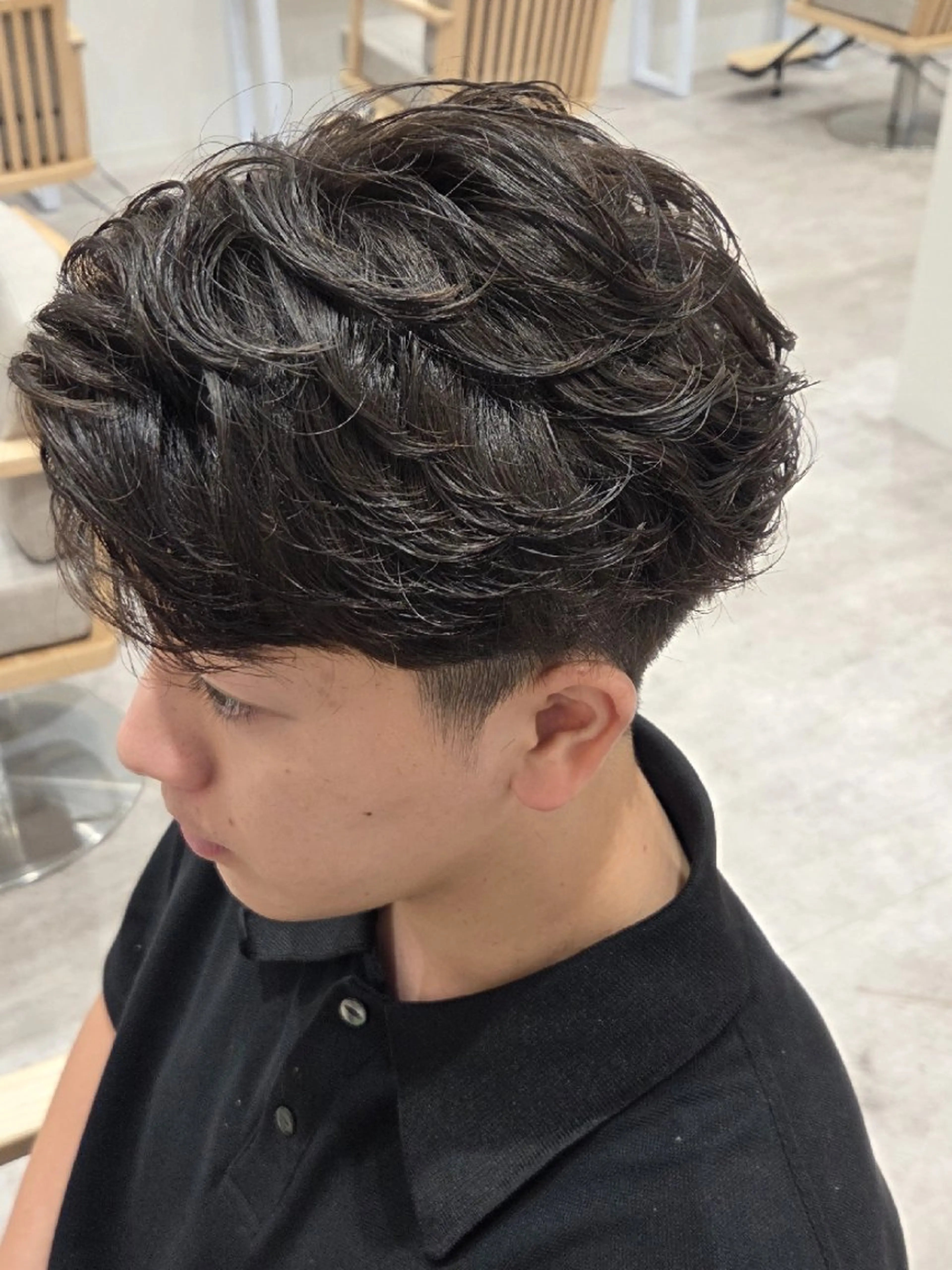 パーマ ショート little near 町田店所属・😈川口 海人😈のヘアスタイル