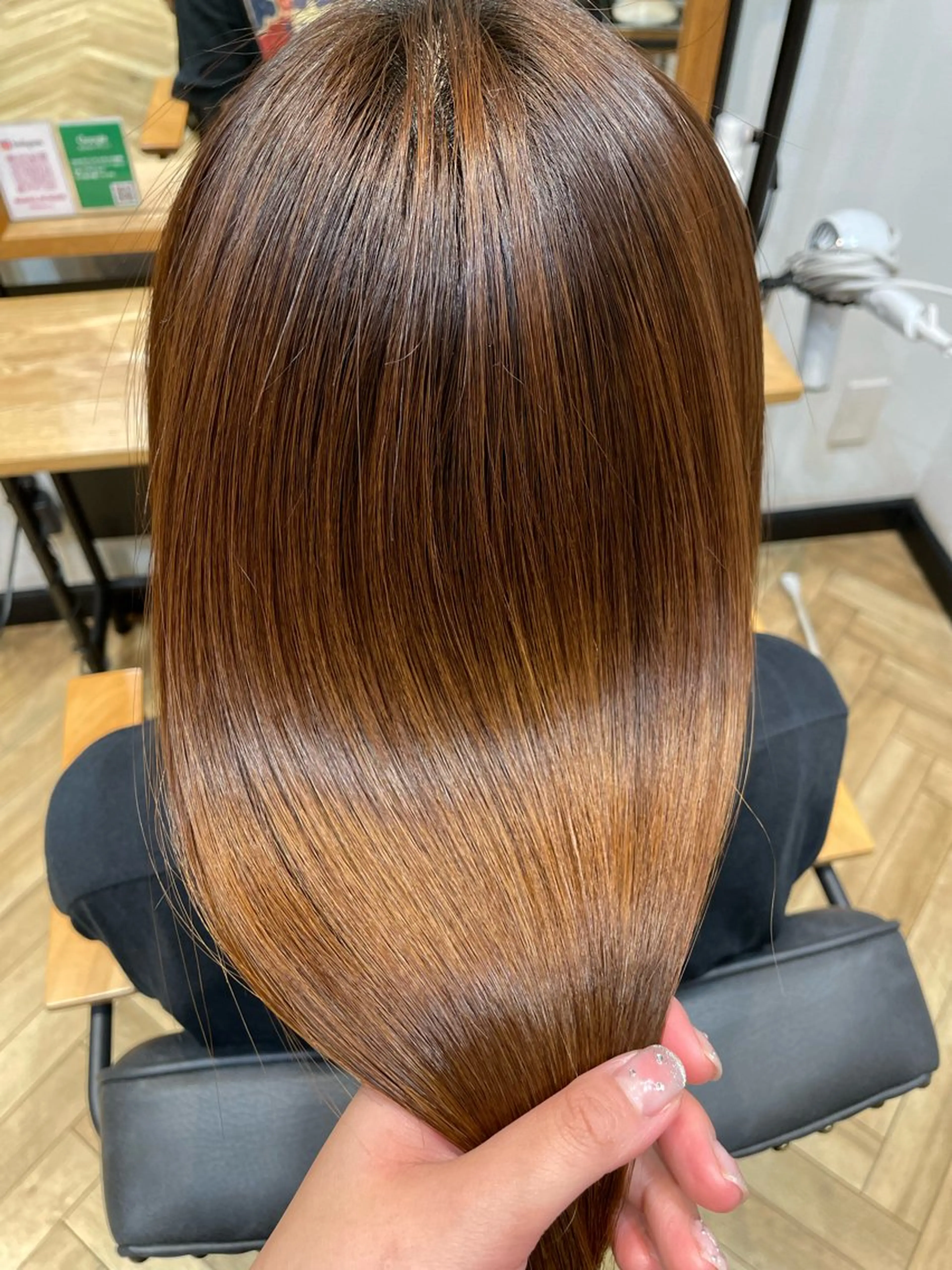 ミディアム トリートメント 縮毛矯正 トリートメント 望恵🌸 韓国🇰🇷スタイルのヘアスタイル