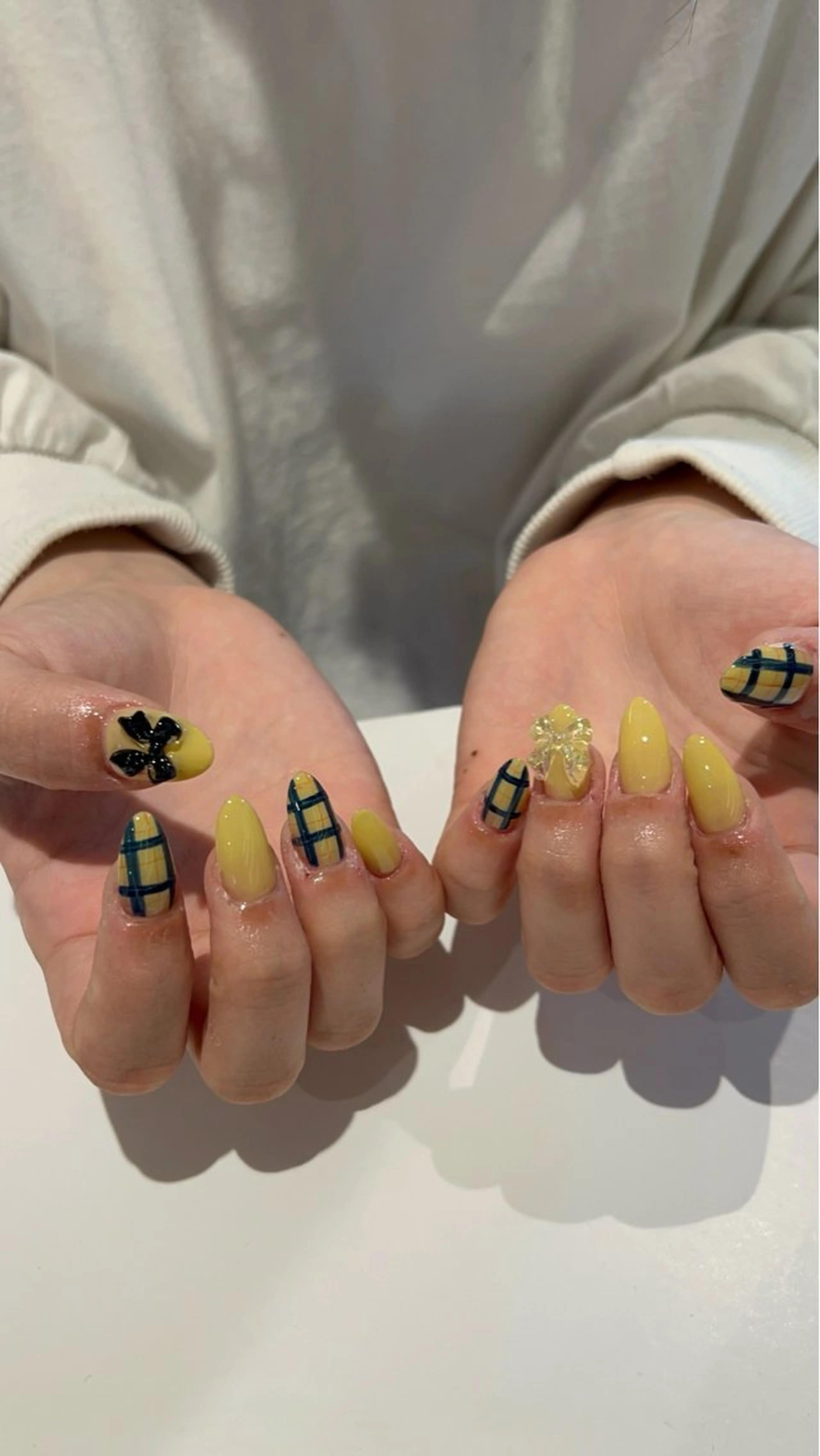 ネイル 長さ出し ピンク ハンドネイル plume. noaのネイルデザイン