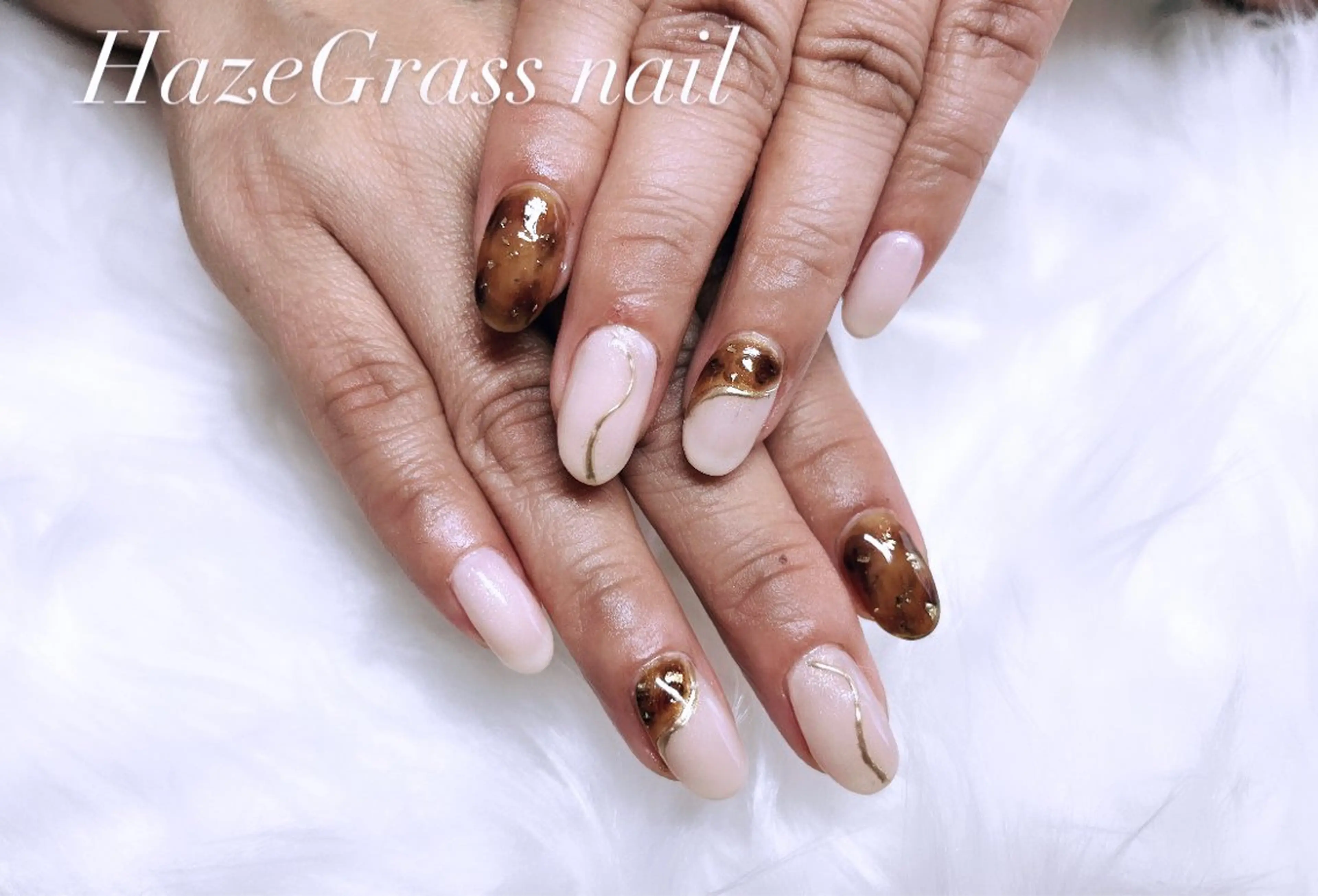 ミディアム HazeGrass NAILのネイルデザイン