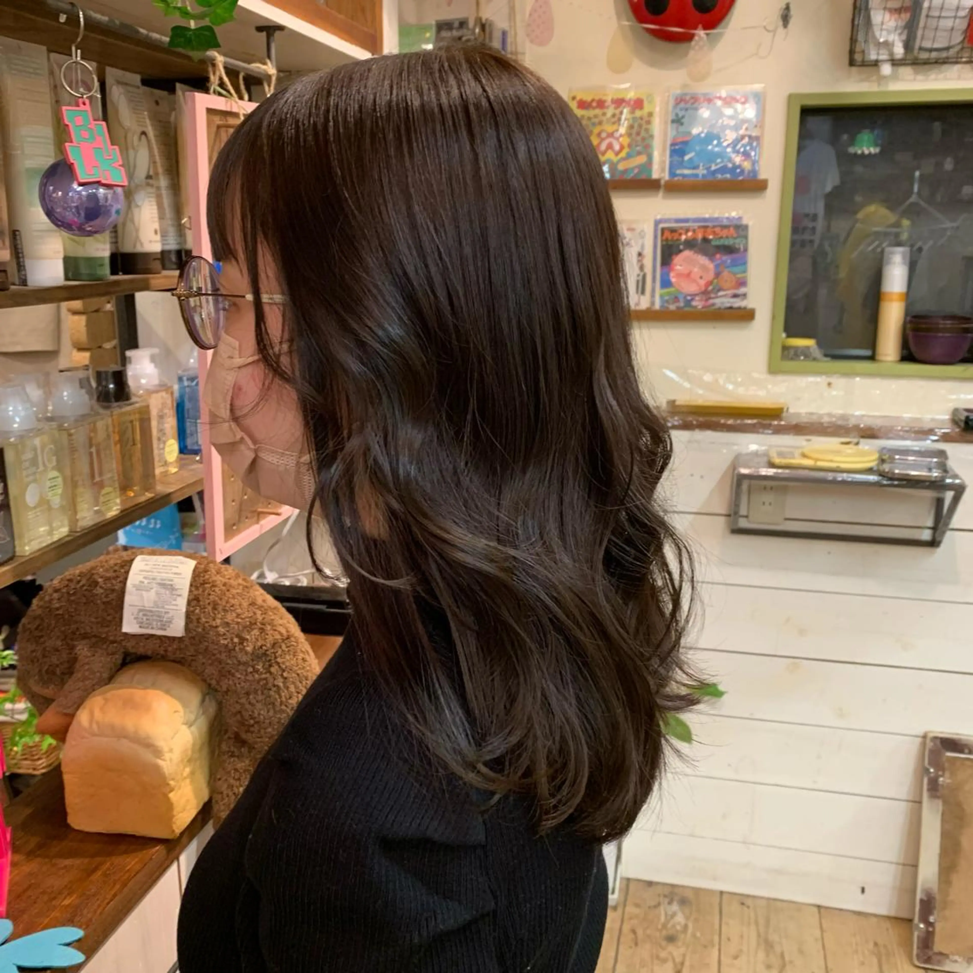 セミロング “ととのう”ヘッドス パ🌿本多麻亜優のヘアスタイル