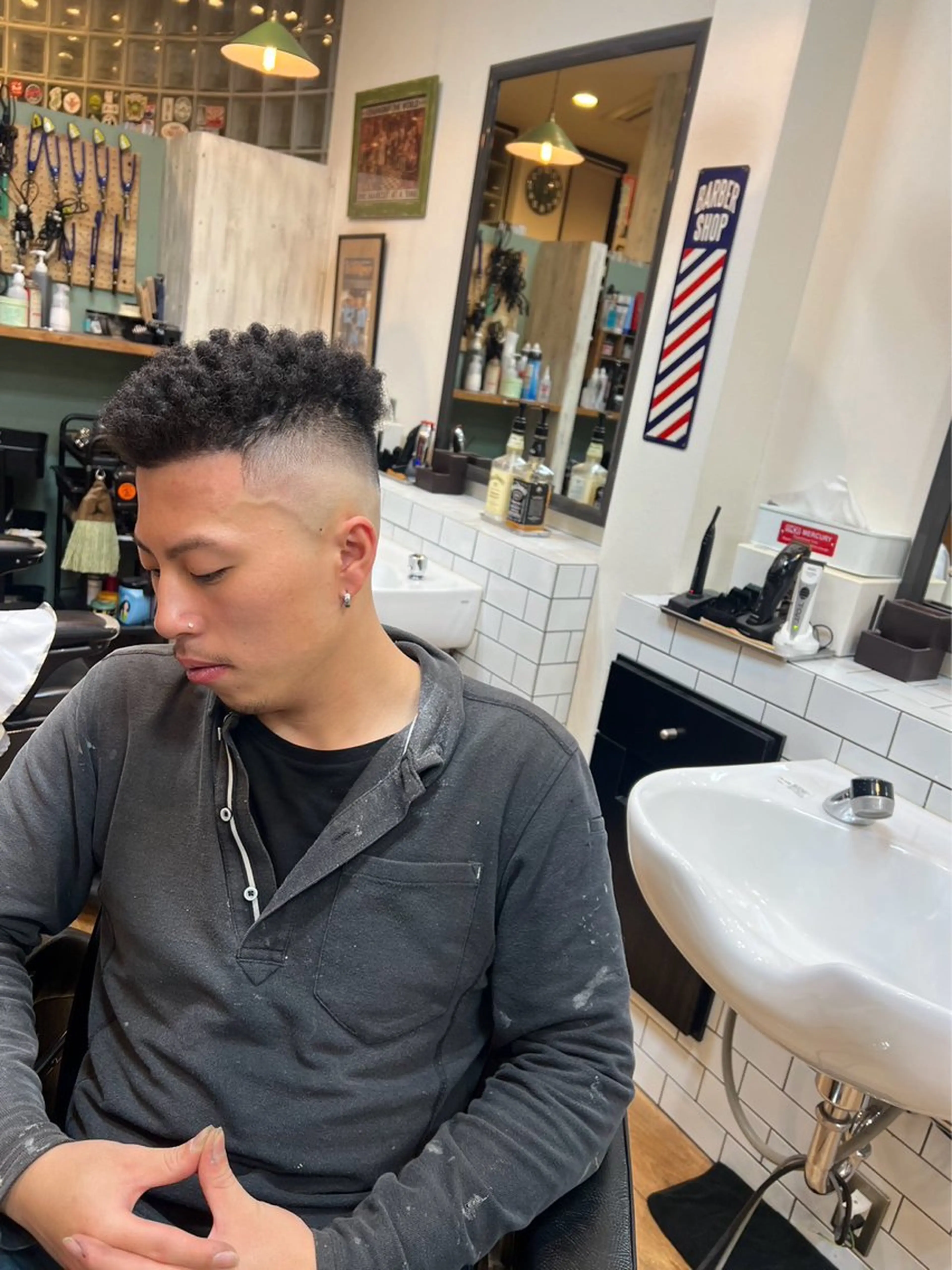 ショート パーマ メンズパーマ メンズカットYUKIのヘアスタイル