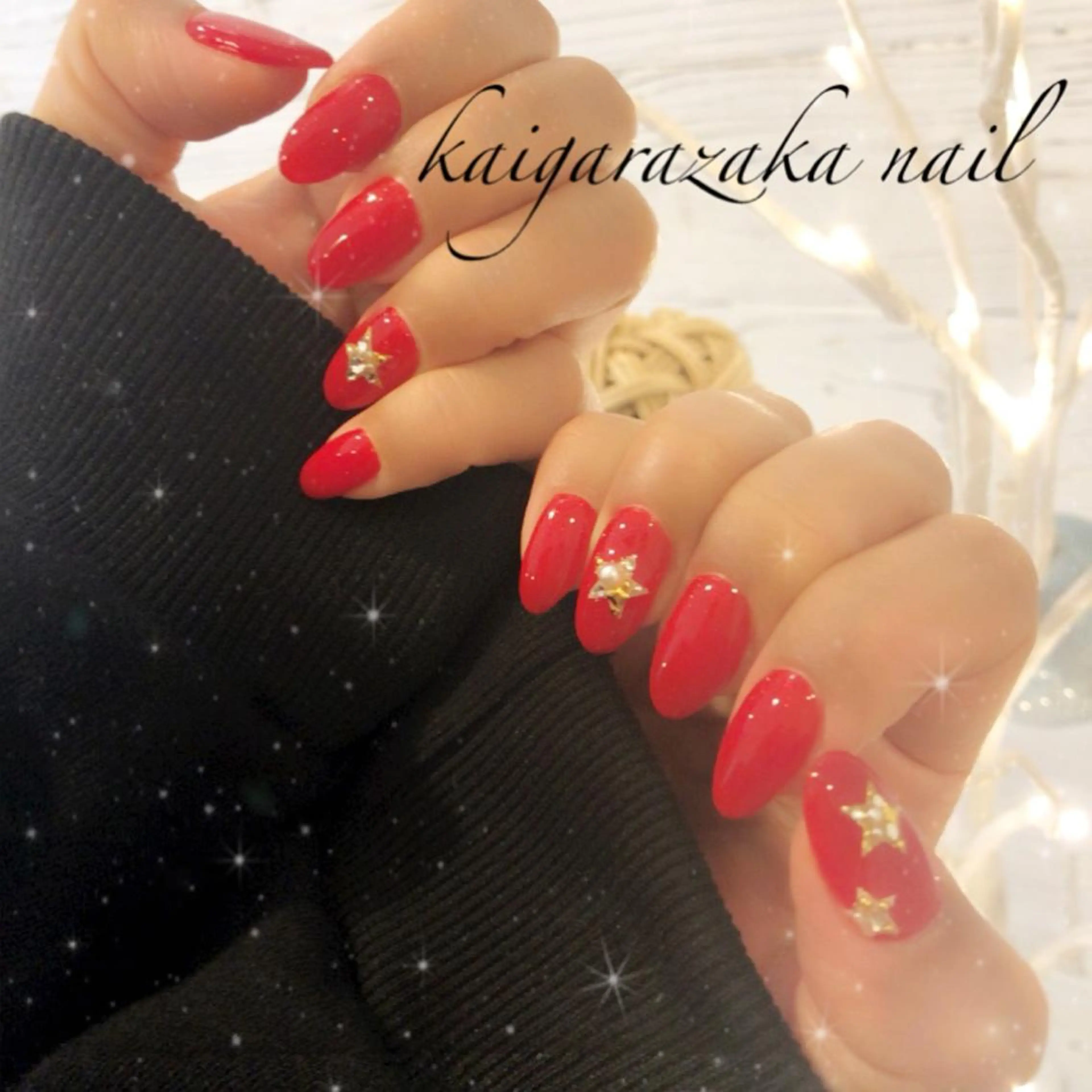 ネイル ワンカラーネイル 冬ネイル クリスマス エステティックサロン Liente(リアンテ)所属・Hashimoto .のエステ・リラクイメージ