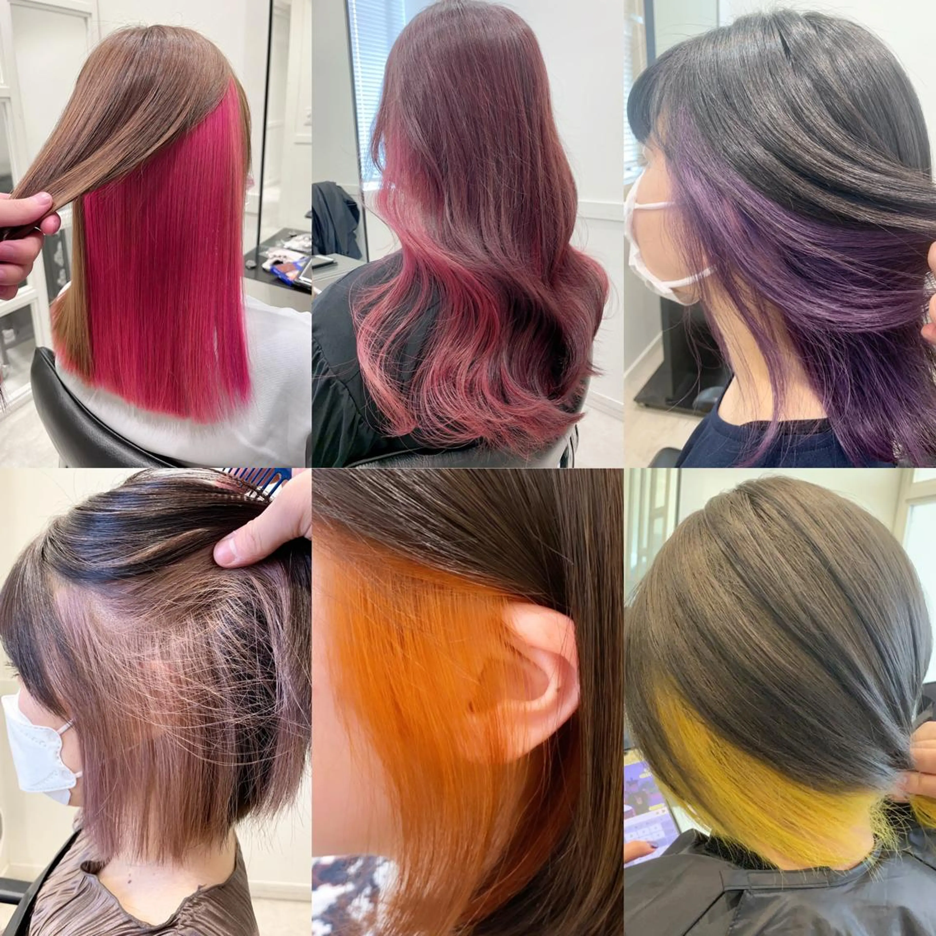 【ご新規様限定✨】イヤリングブリーチ+フルカラー+RELAVEILTR(ロング料金無し) #イヤリングカラーの写真