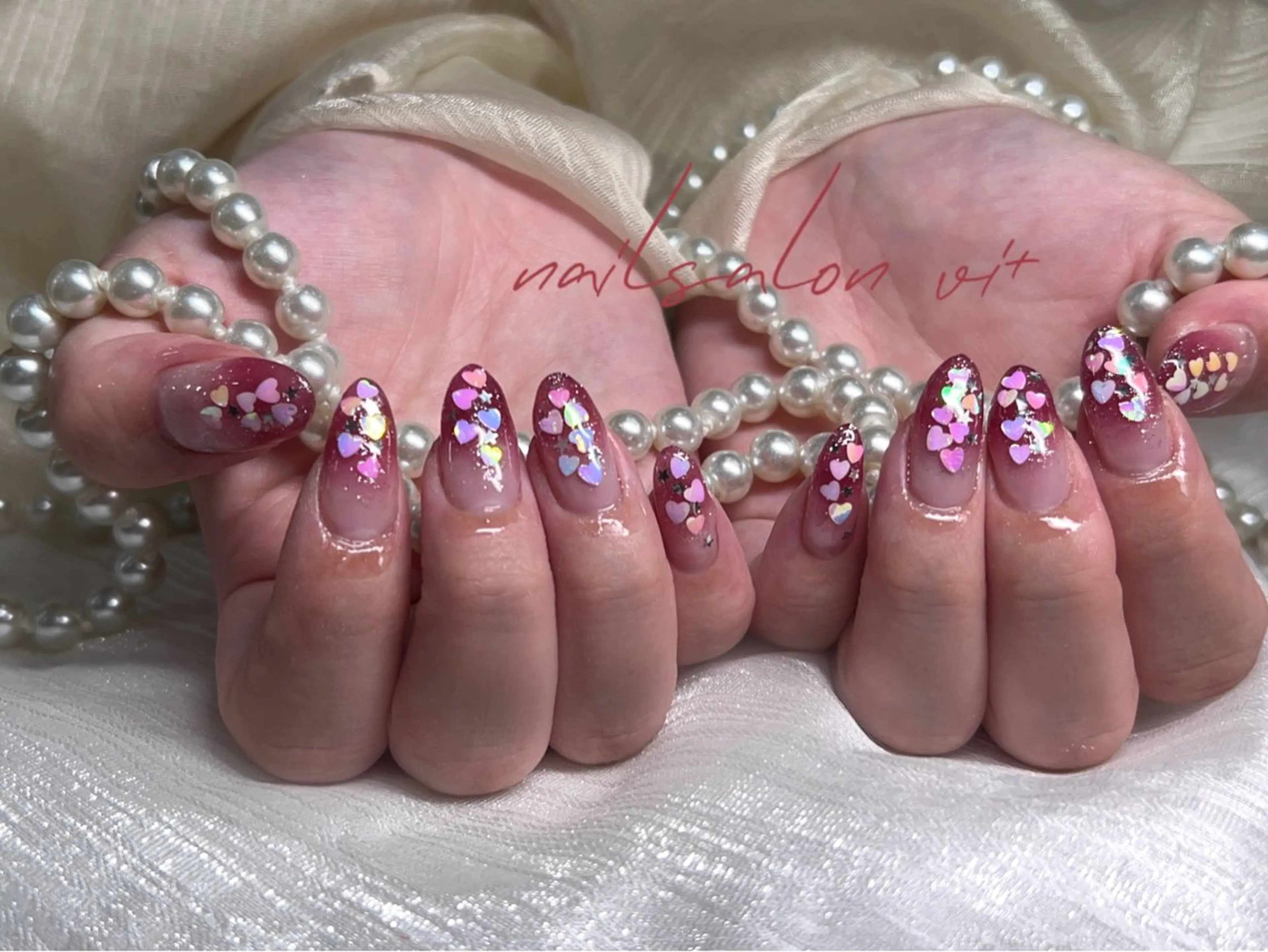 ☆Jr.持ち込み☆自爪☆90分持ち込み6本アートデザインコース☆6990円の写真