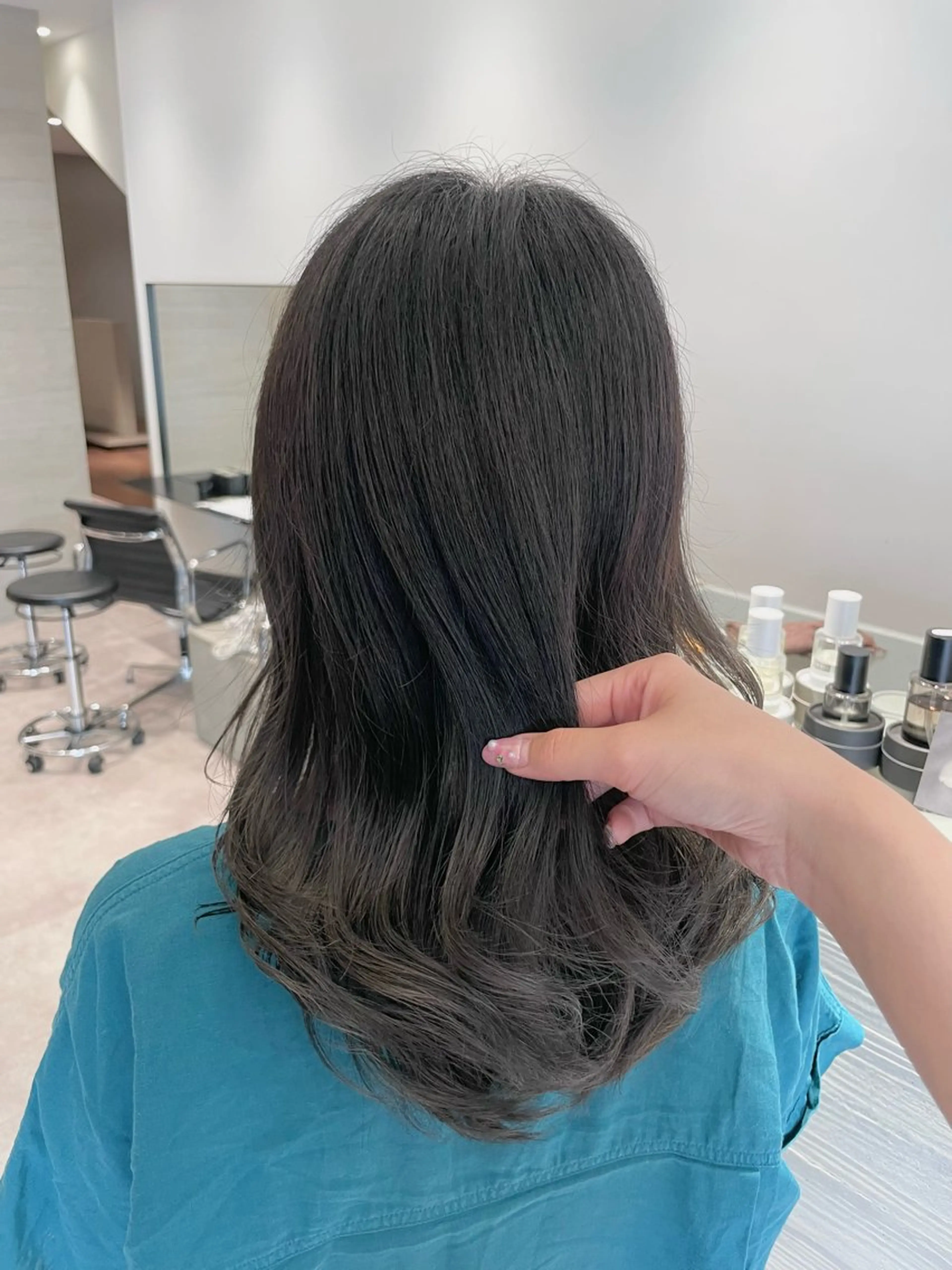 ロング カラー ヘアアレンジ ブリーチ グラデーションカラー NEST by chord所属・.⋆⟡💖 Marin💖⟡⋆.のヘアスタイル