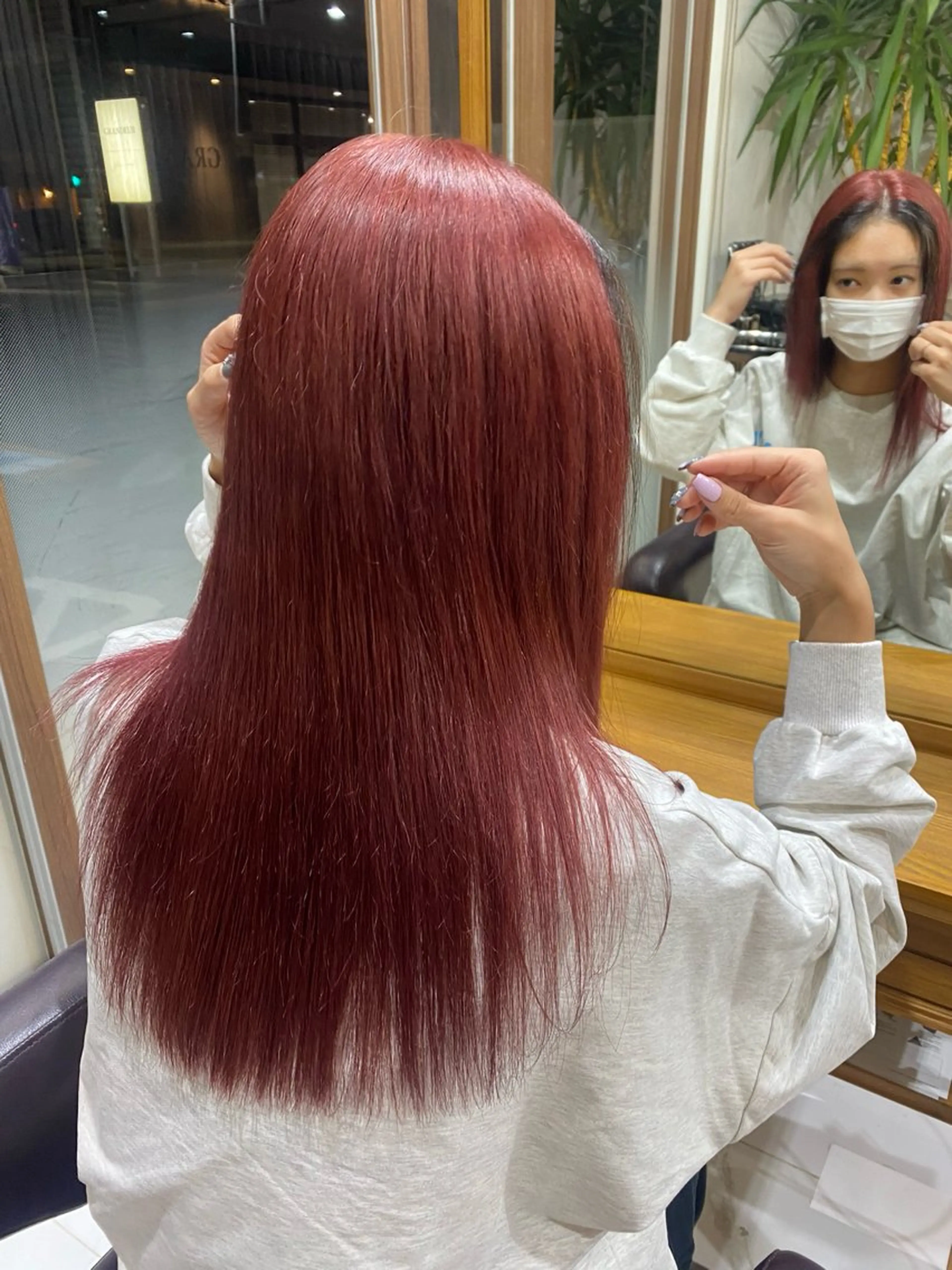 ロング カラー GRANDEUR やまだかなのヘアスタイル