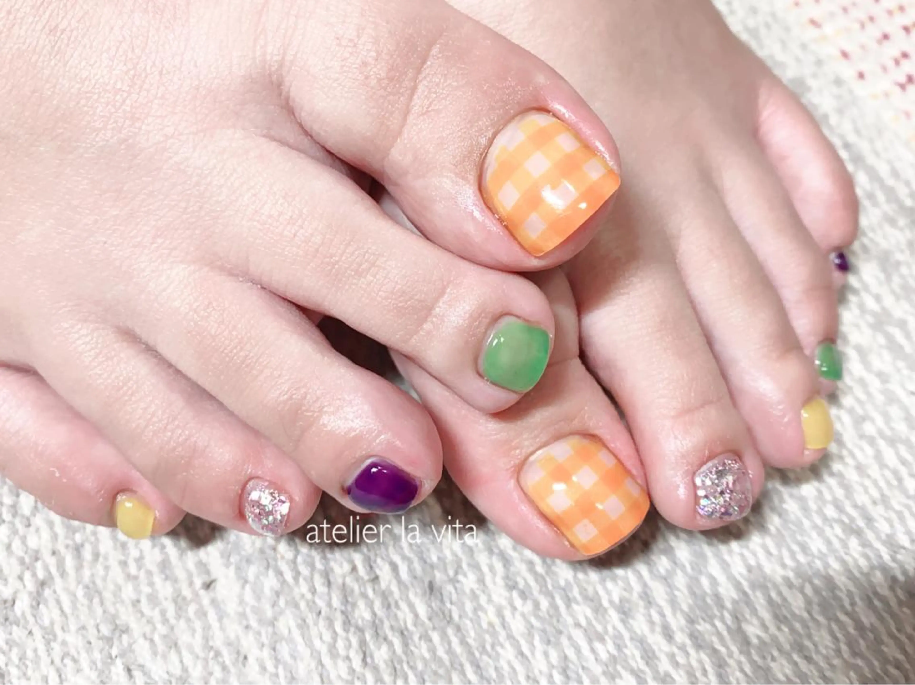 ネイル フットネイル atelier la vita所属・lavita. mimuraのネイルデザイン