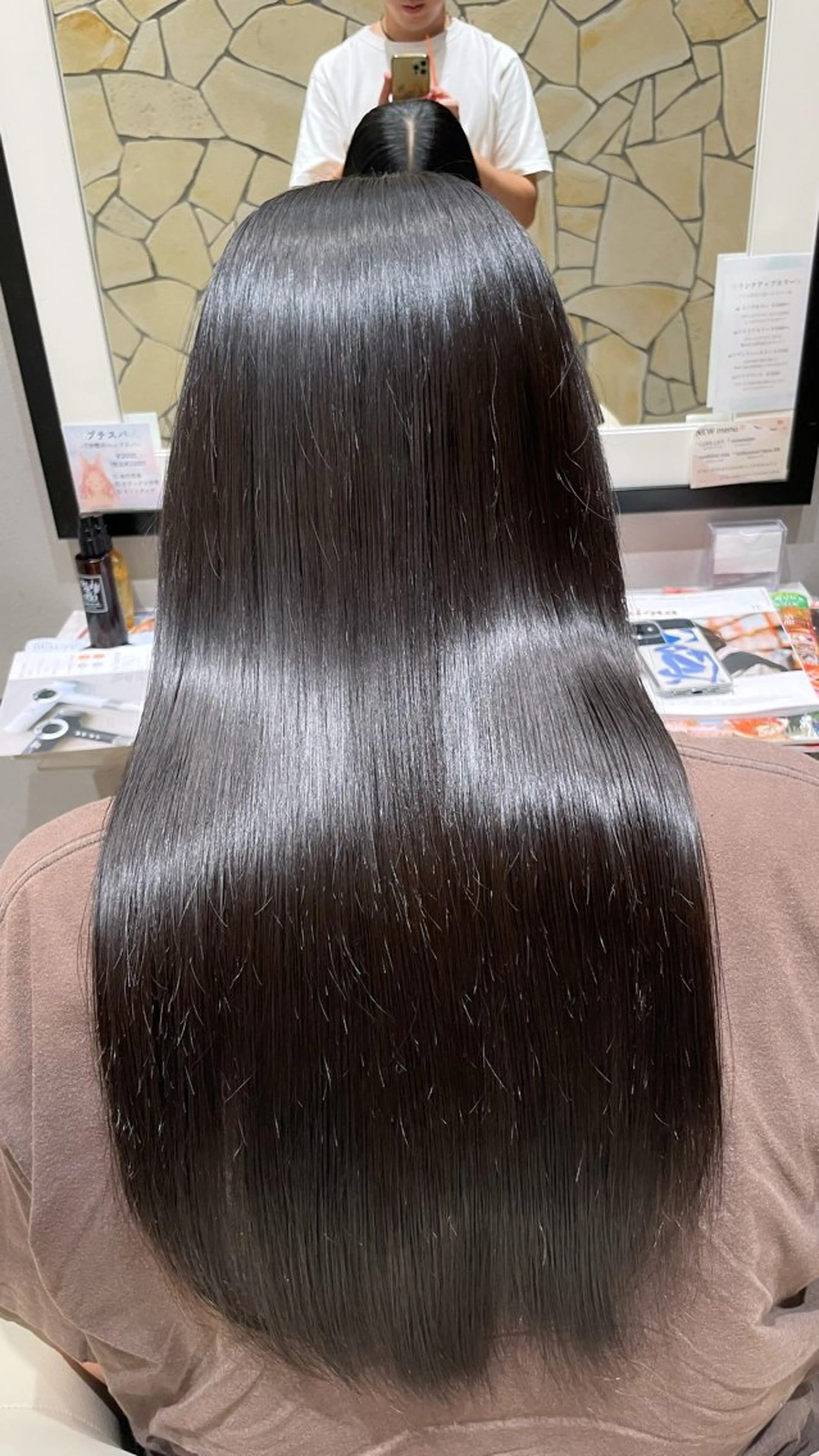 新規の方限定 🫧人気メニュー🥈「美髪矯正➕ダメージ補修トリートメント」の写真