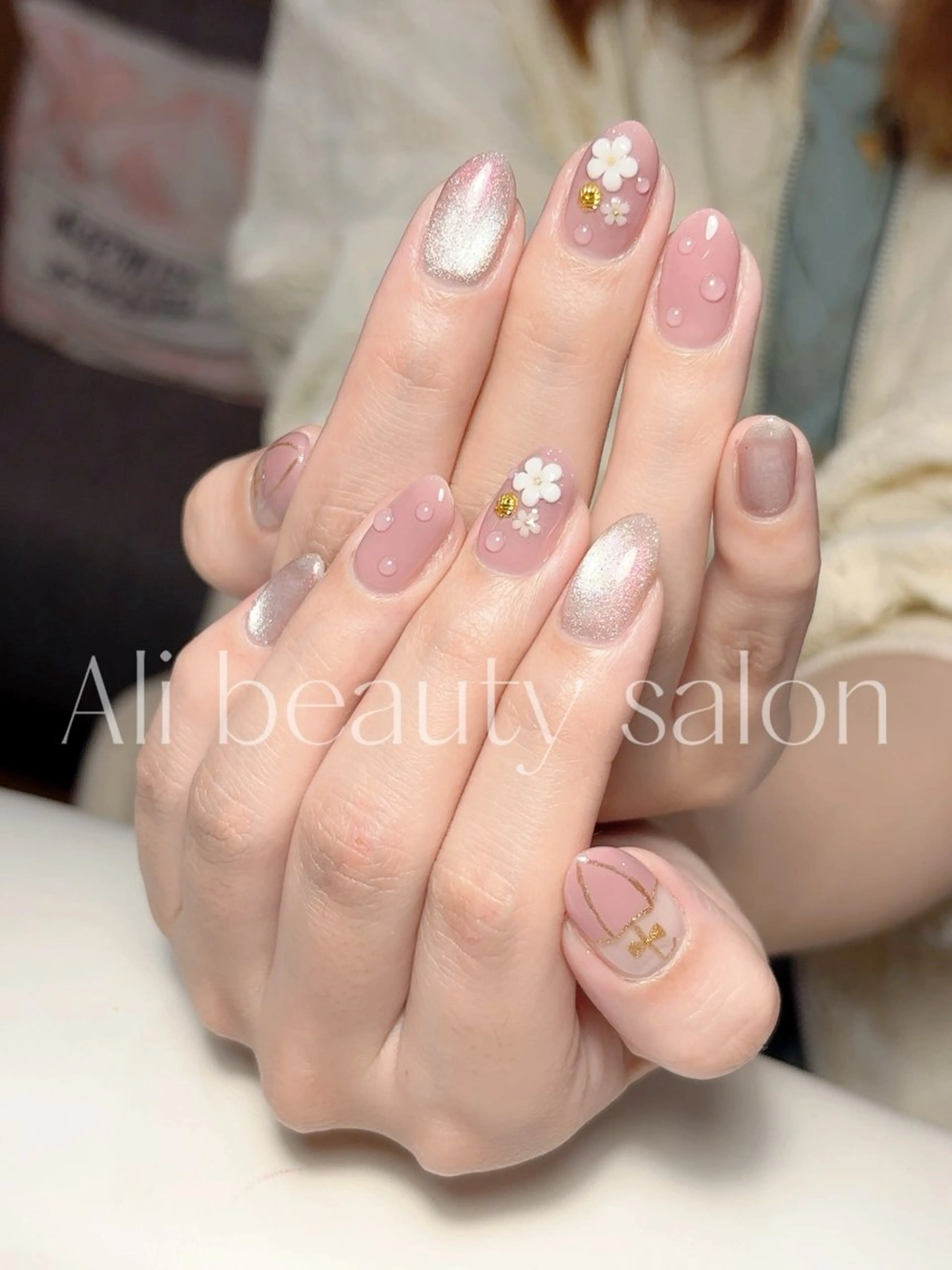 ネイル マグネットネイル 持ち込み ハンドネイル Ali 新小岩 ネイル専門のネイルデザイン