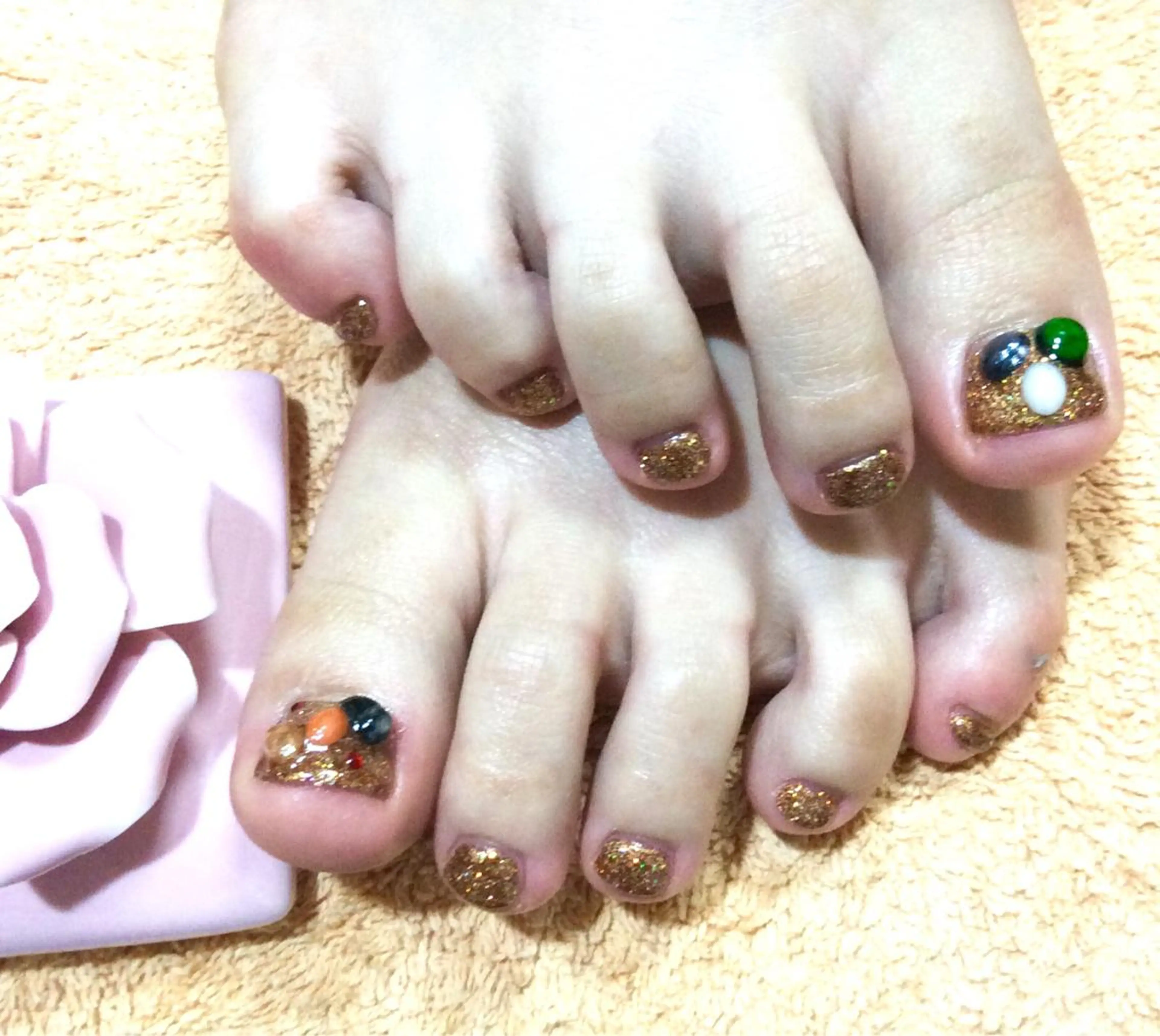 ネイル フットネイル Eye アイのネイルデザイン