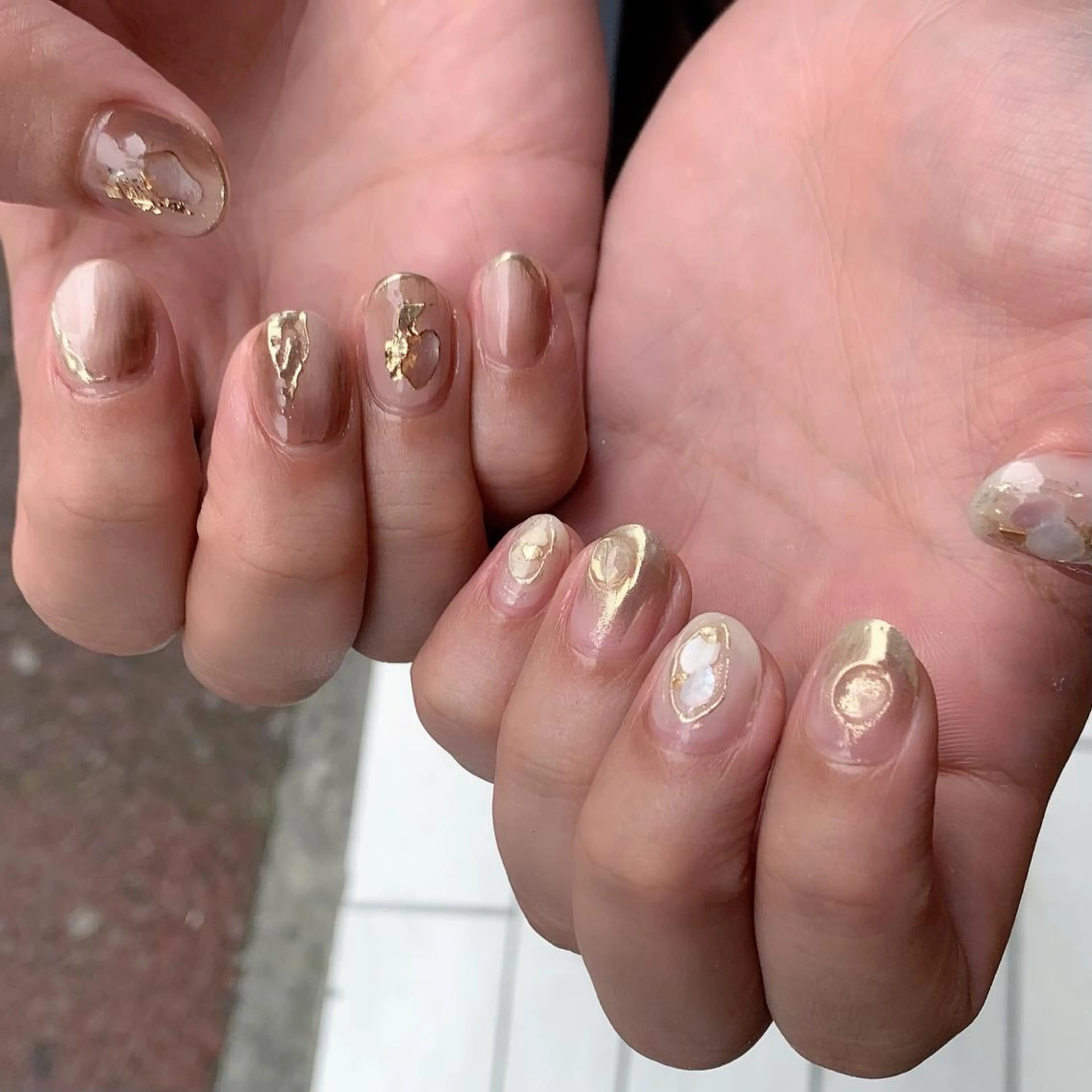 ネイル 持ち込み 鈴木 まゆのネイルデザイン