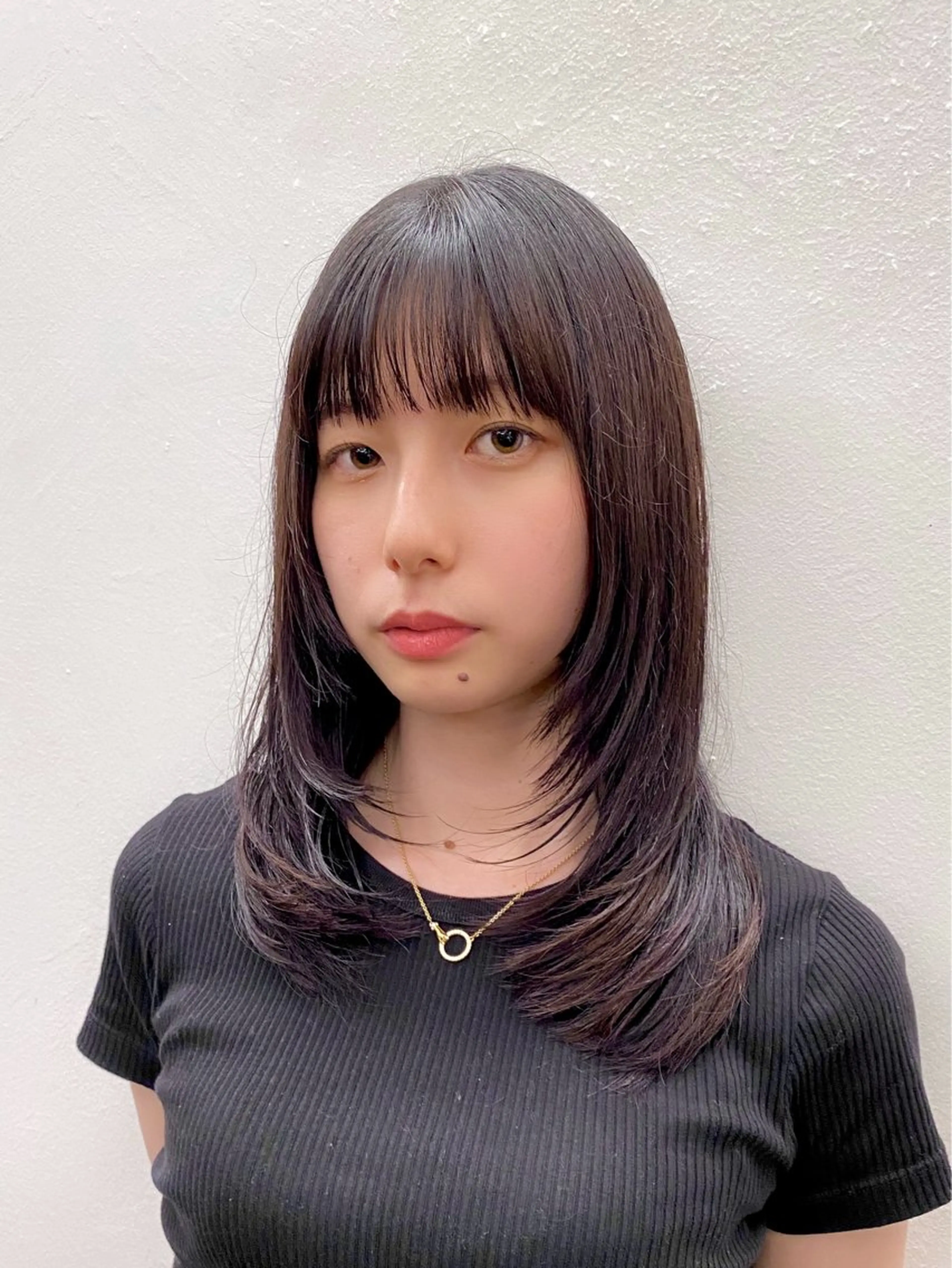 ミディアム カラー カット ヘアカラー トリートメント Paddle所属・似合わせレイヤー/ レイヤーパーマ/高倉のヘアスタイル