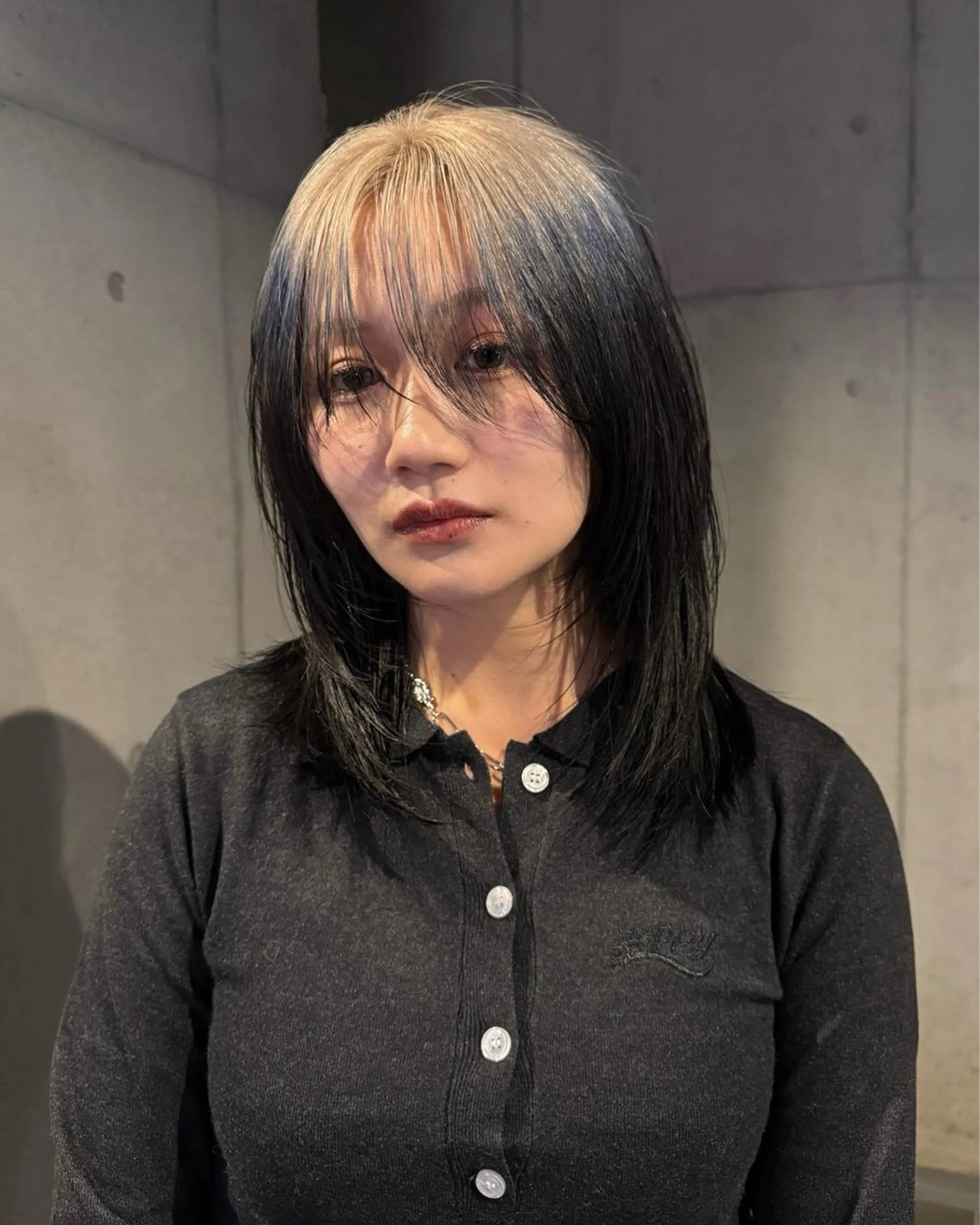 ロング カラー カット ヘアカラー だいち/ブリーチ/ レイヤーカットのヘアスタイル