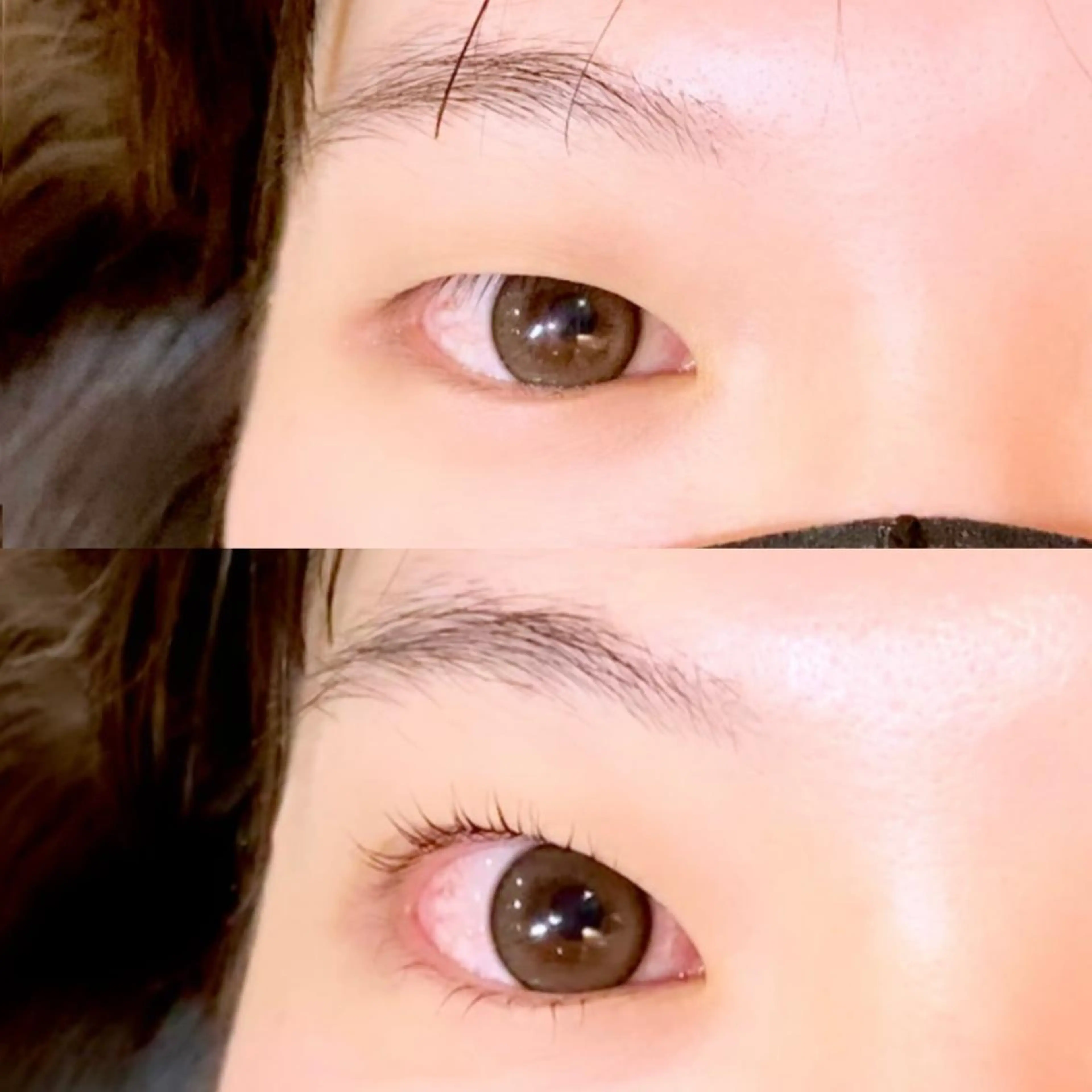 🌸まつ毛パーマ🌸上下セット✨目元に合わせてデザイン自由自在！ダメージレスで定期的に続けられる◎アイシャンプー付き🫧の写真