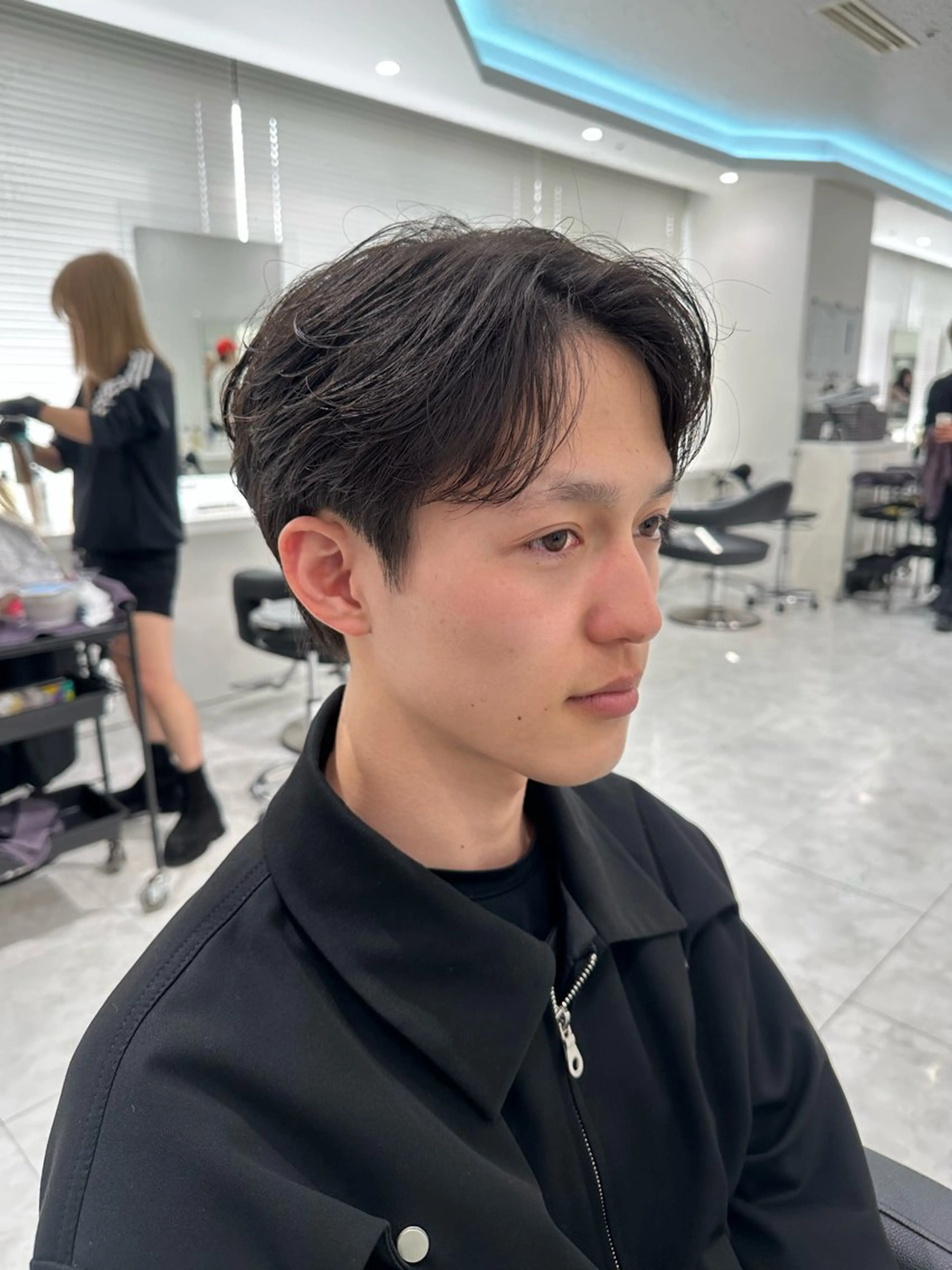 ショート パーマ メンズ カット 🐺韓国風メンズ特化 あさひ🐺のヘアスタイル