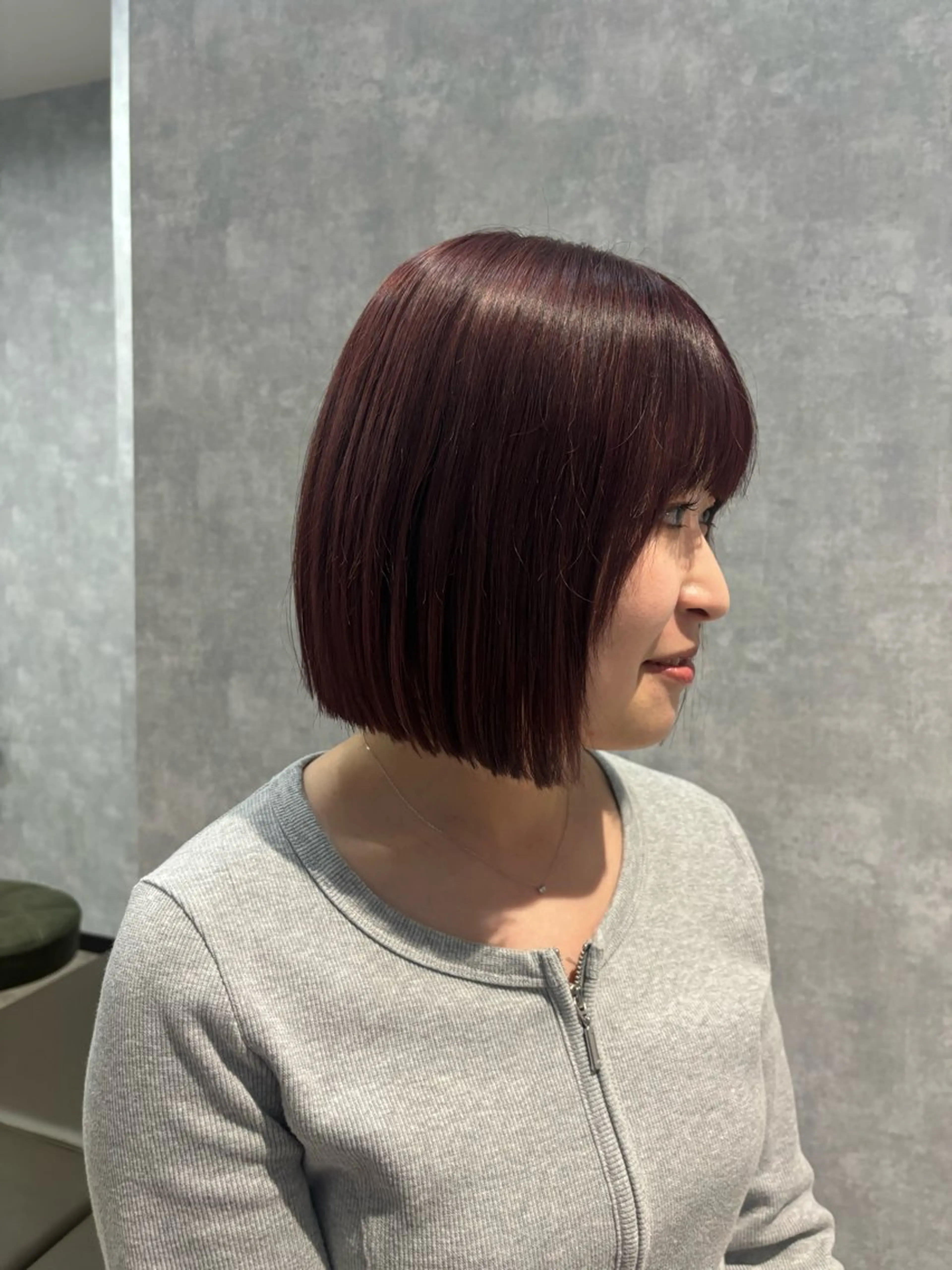 ショート くせ毛 カット ヘアカラー トリートメント 🌐NATSUMI 🌐【寒色カラー】のヘアスタイル