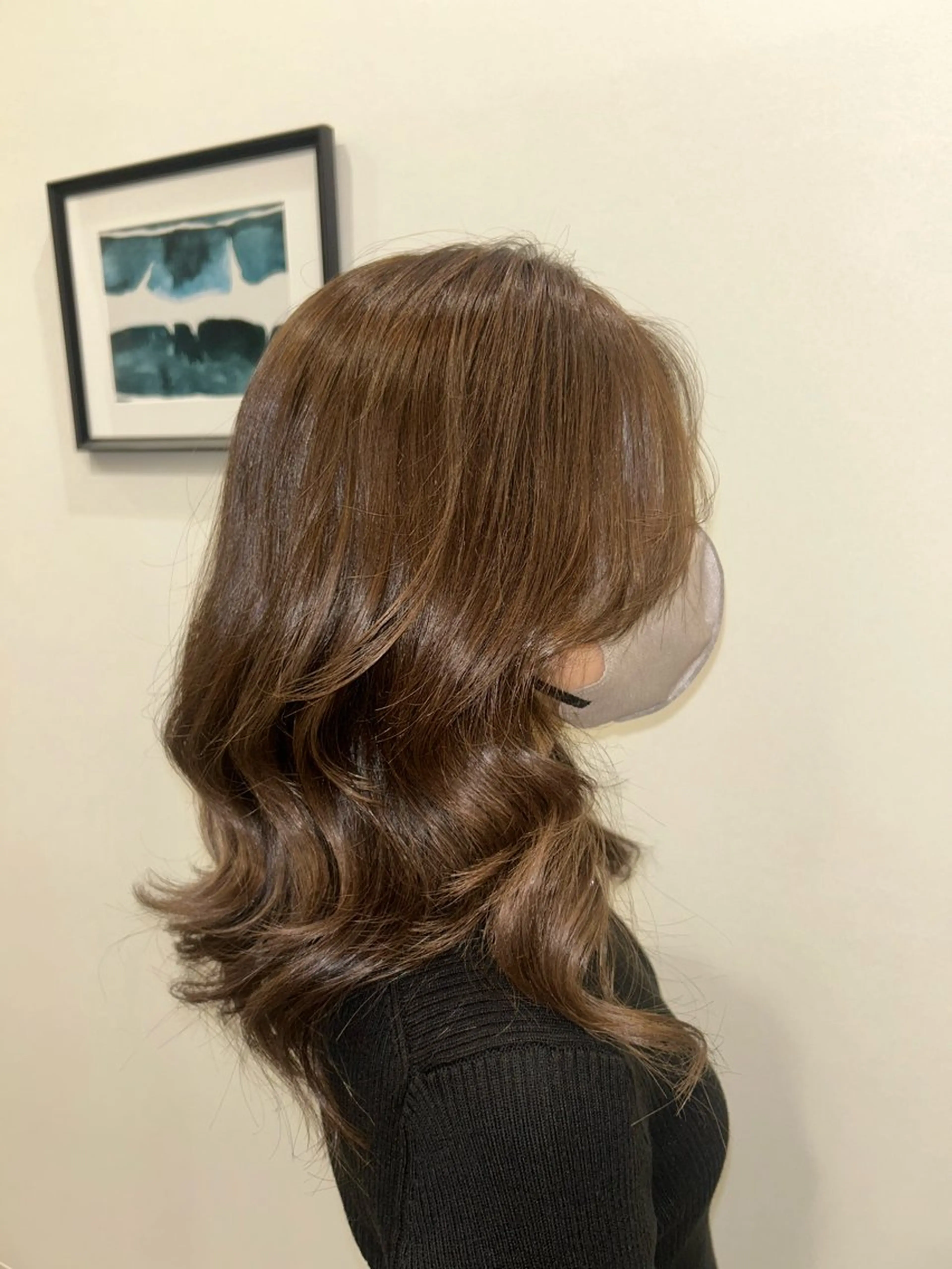 セミロング ヘアサロン ソシエ所属・無料カットカラー／ モデル募集💈市川春のヘアスタイル