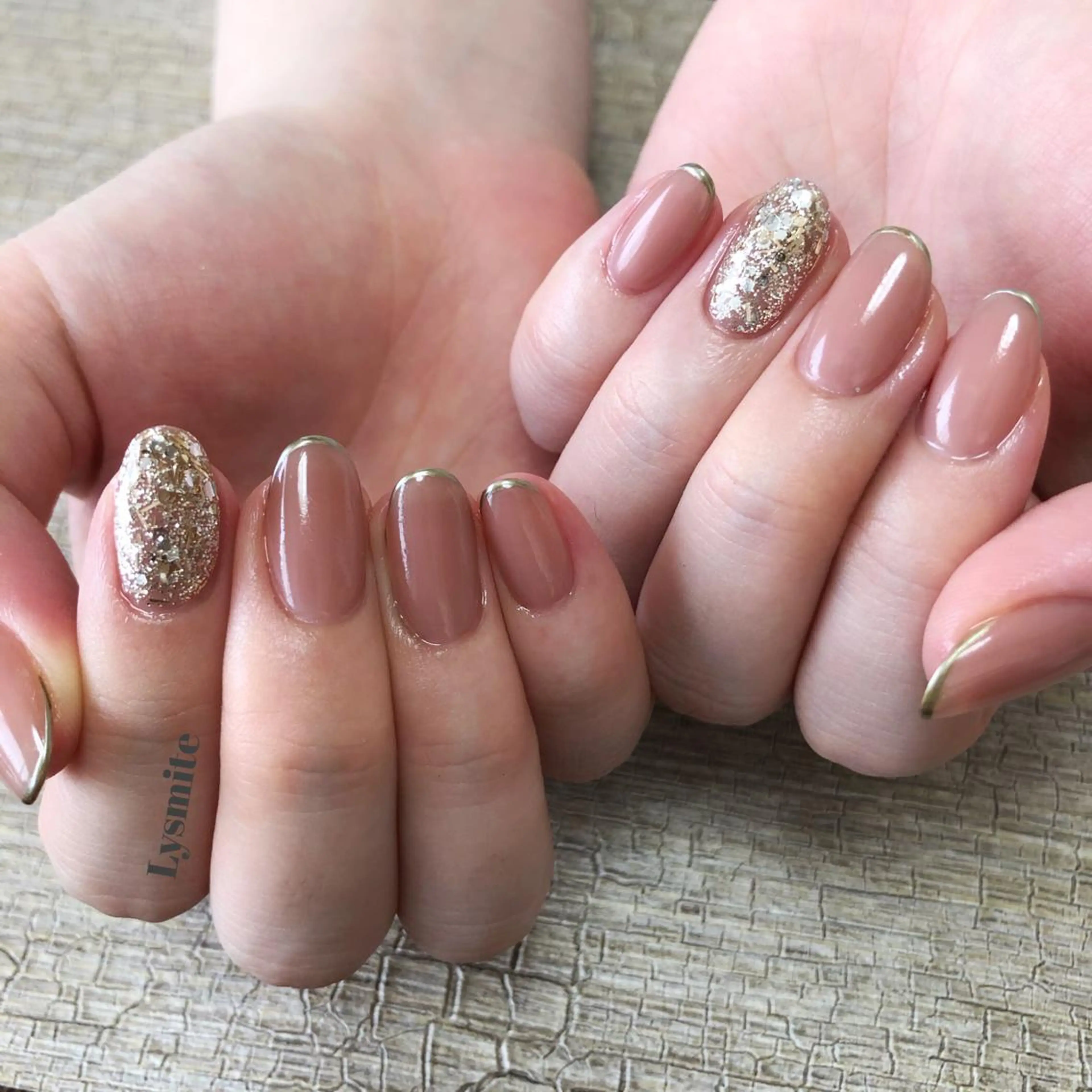 ネイル シンプルネイル ハンドネイル Lysmite所属・岩本 美香のネイルデザイン