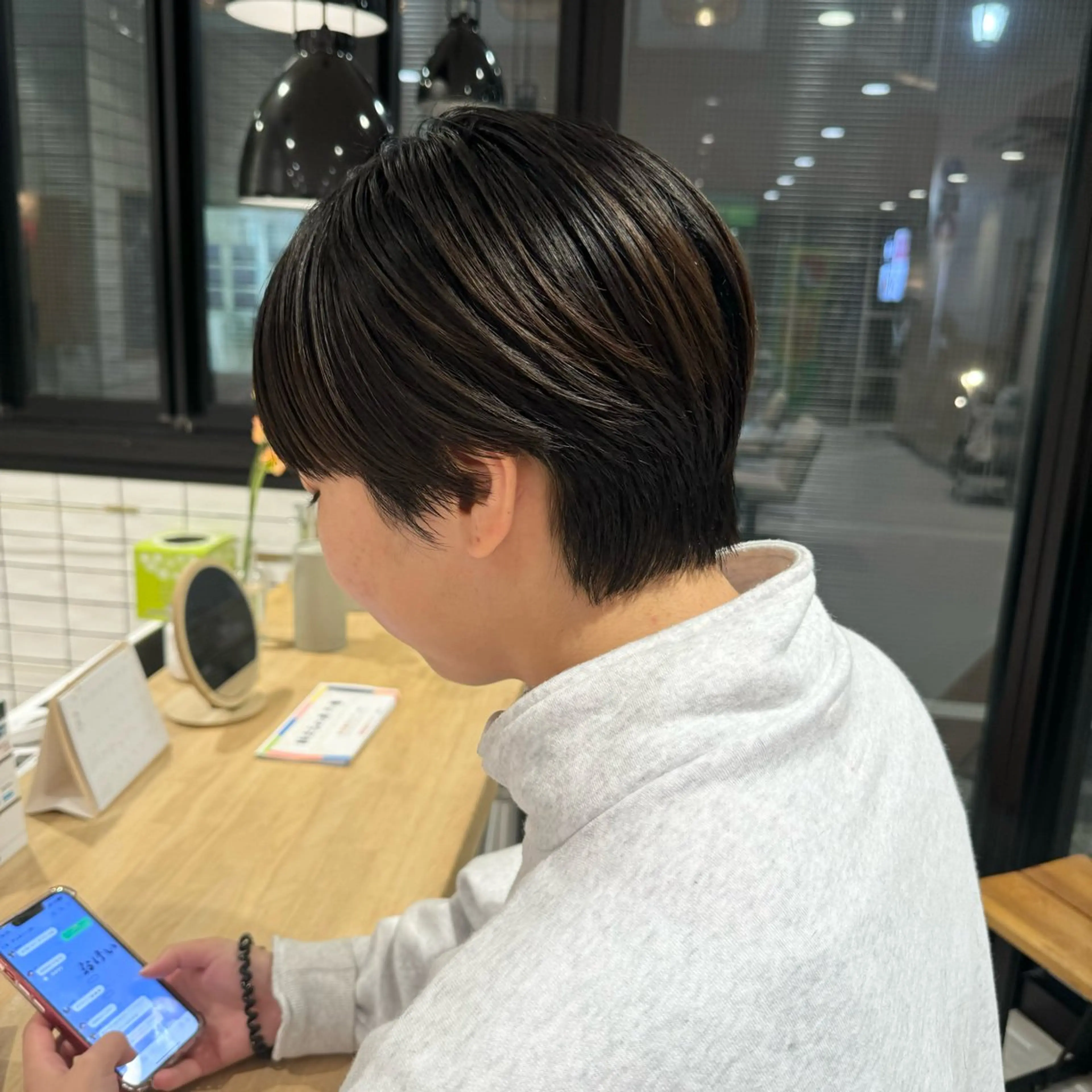 ショート 艶カラー/暖色カラー /透明感/ryutoのヘアスタイル