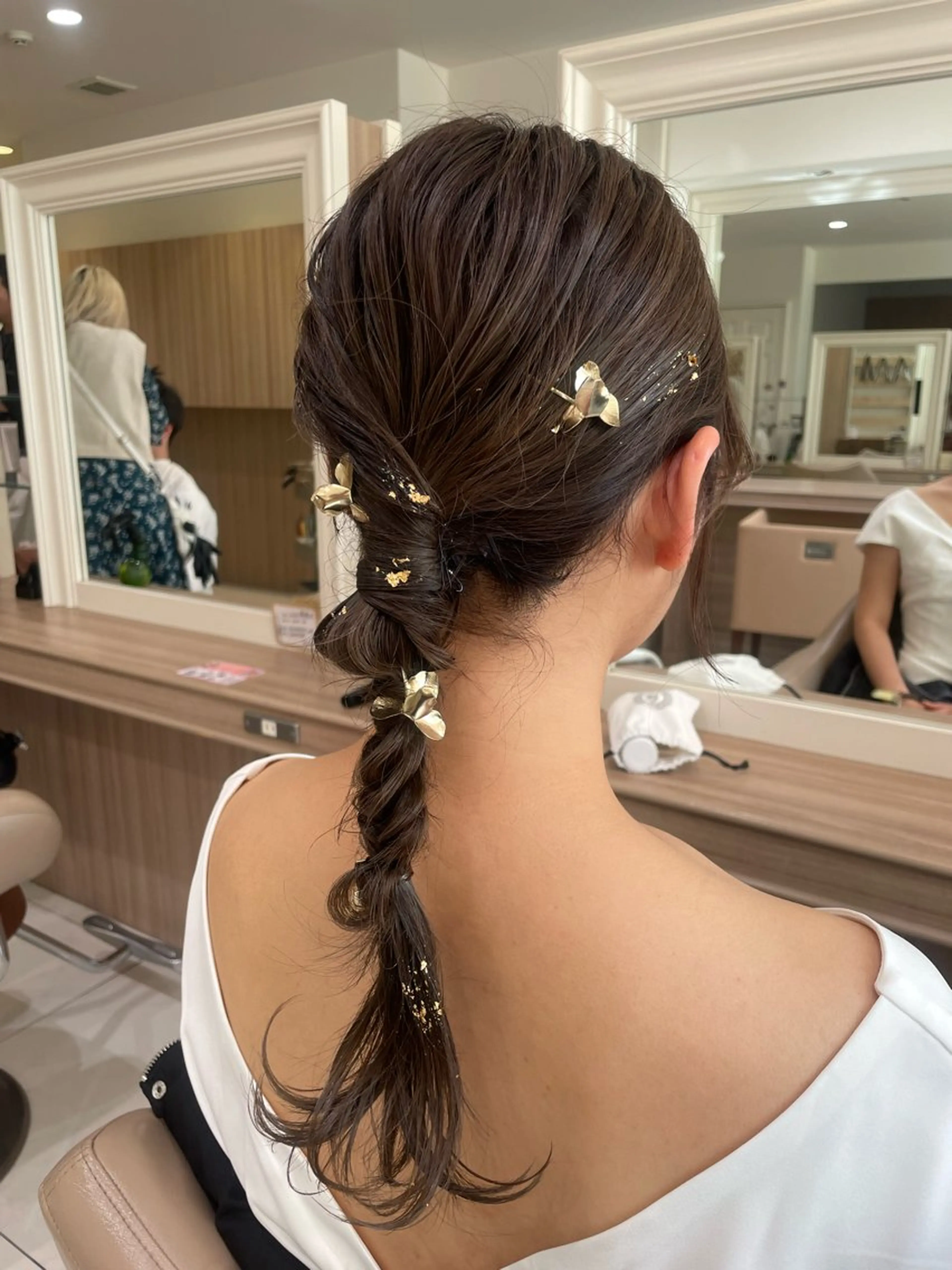 ロング ヘアアレンジ ヘアセット 韓国ヘアメイク🎀/ 縮毛矯正✨山本媛香のヘアスタイル