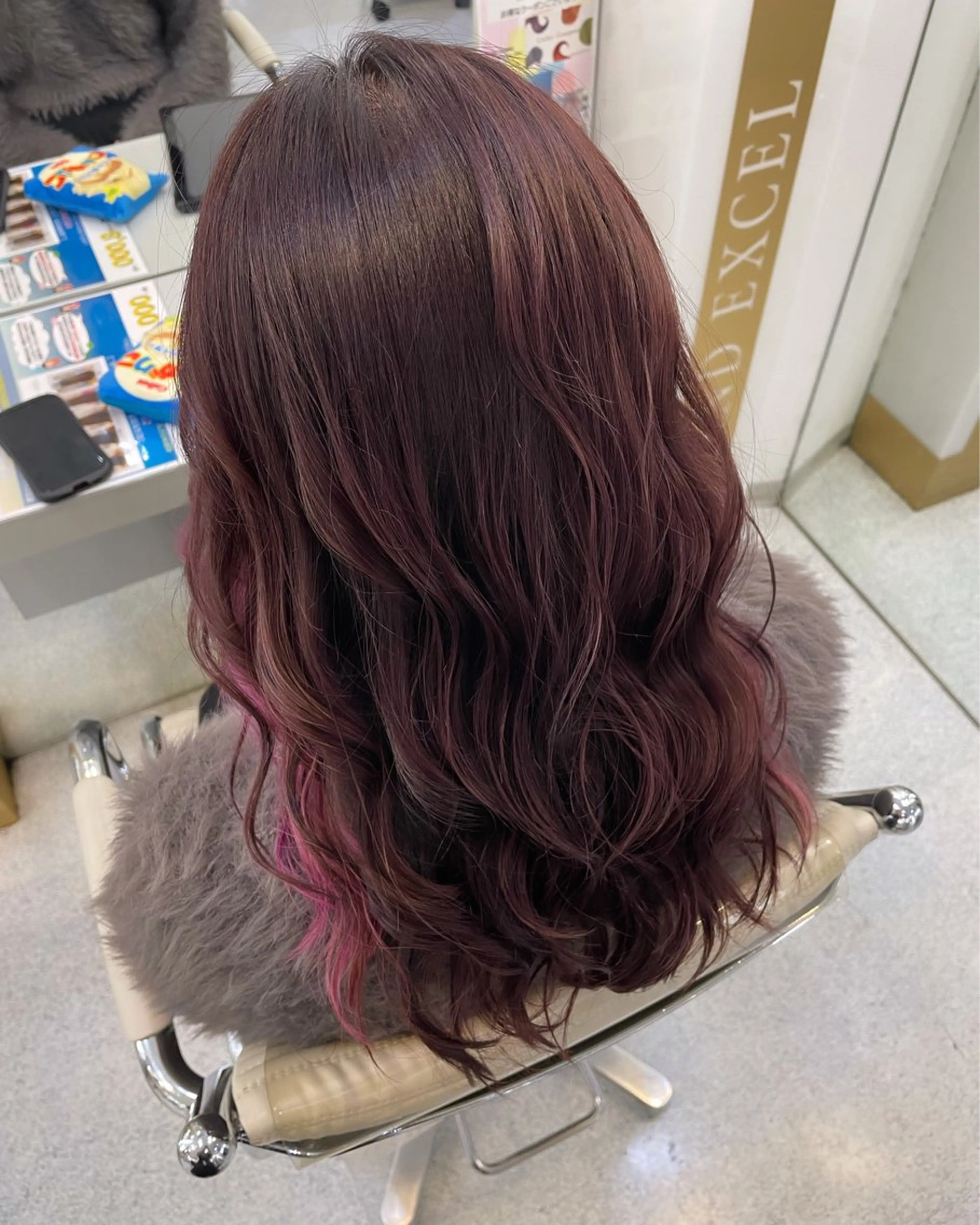 カラー ピンクカラー 皆川 惇勇のヘアスタイル