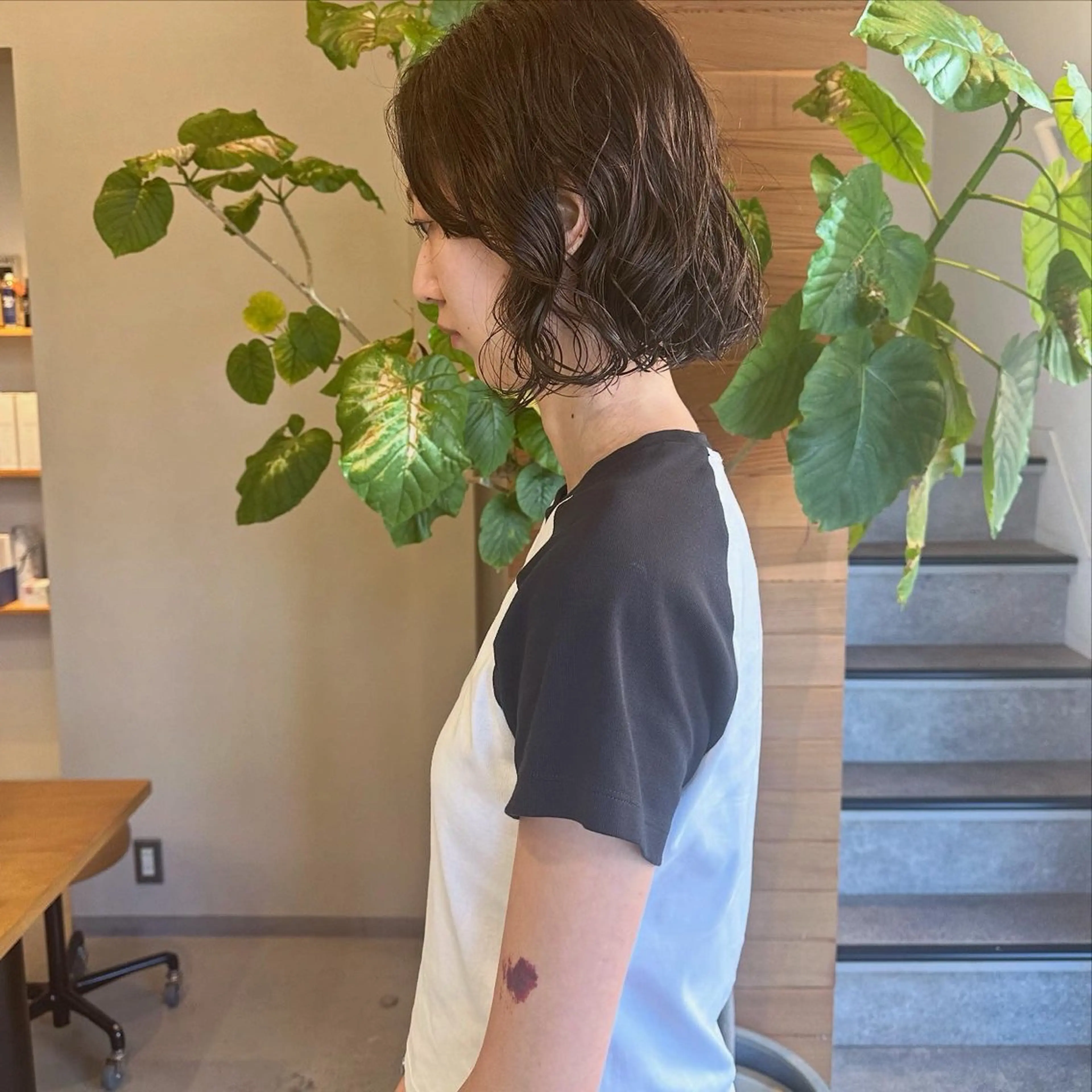 ショート パーマ お洒落パーマ/ 艶カラー/michiのヘアスタイル