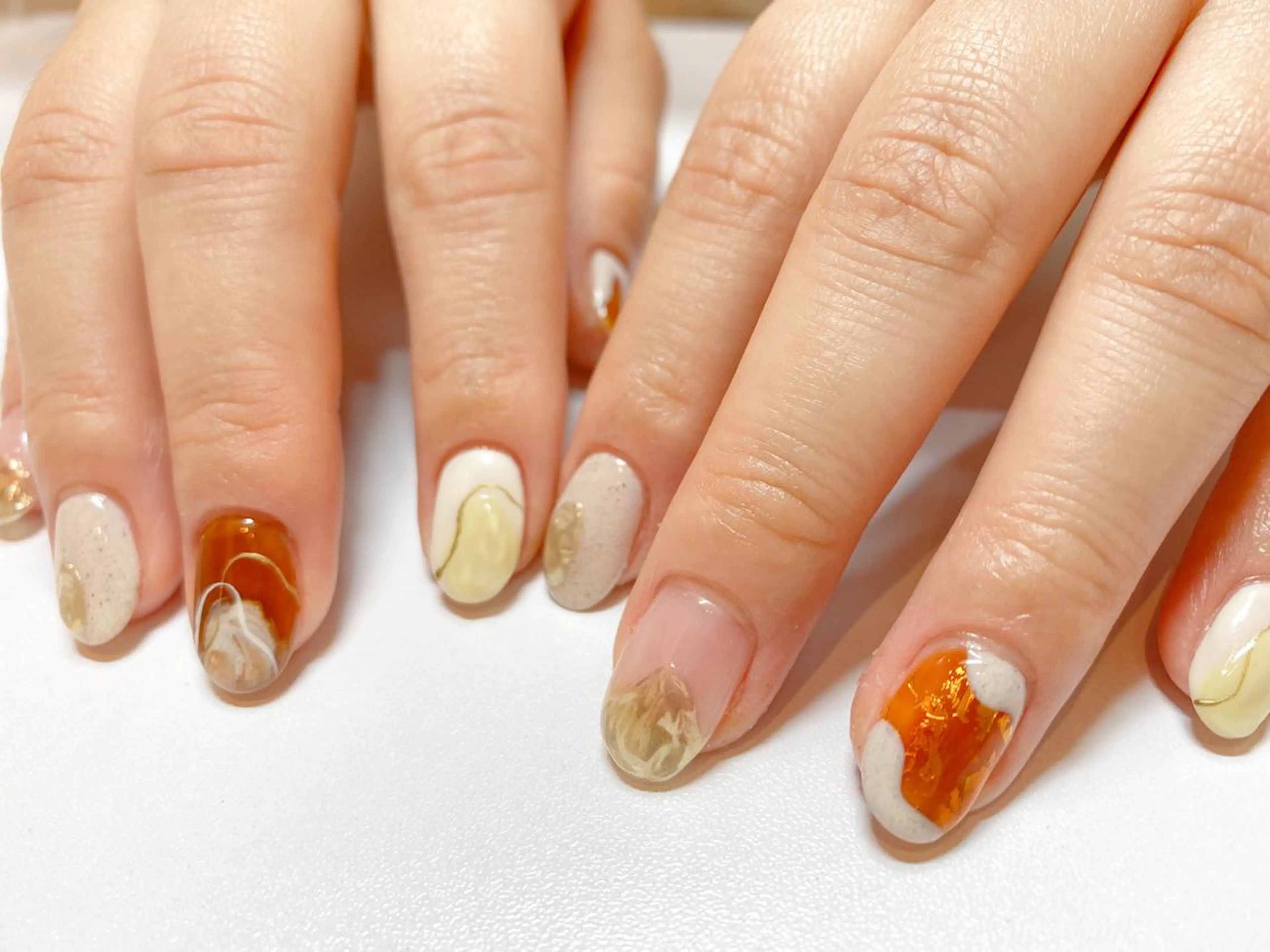 ネイル ニュアンスネイル ハンドネイル 表参道colore所属・表参道colore店 REICAのネイルデザイン