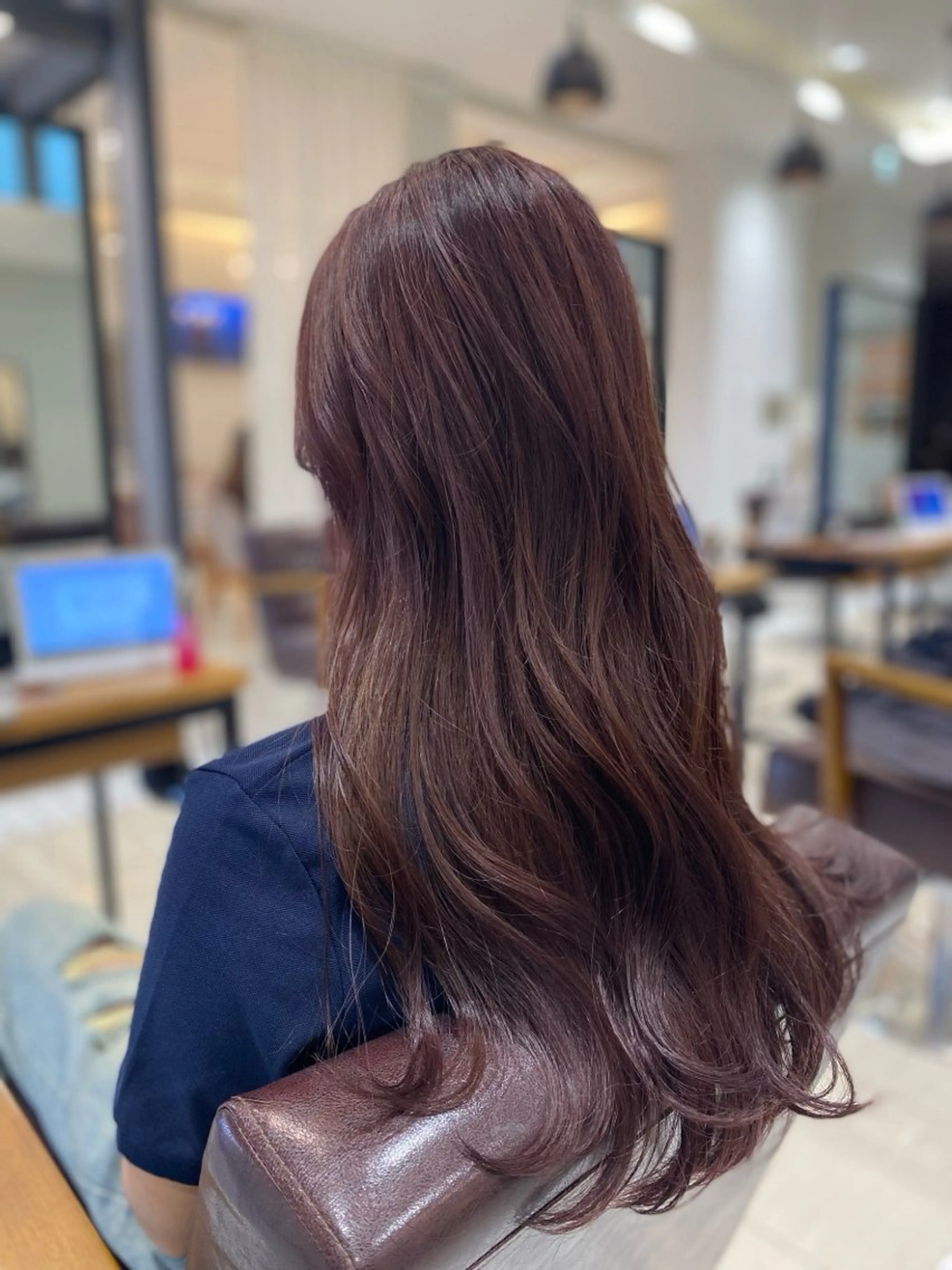 ロング カラー 艶カラー/赤み消しカ ラー/yukiのヘアスタイル