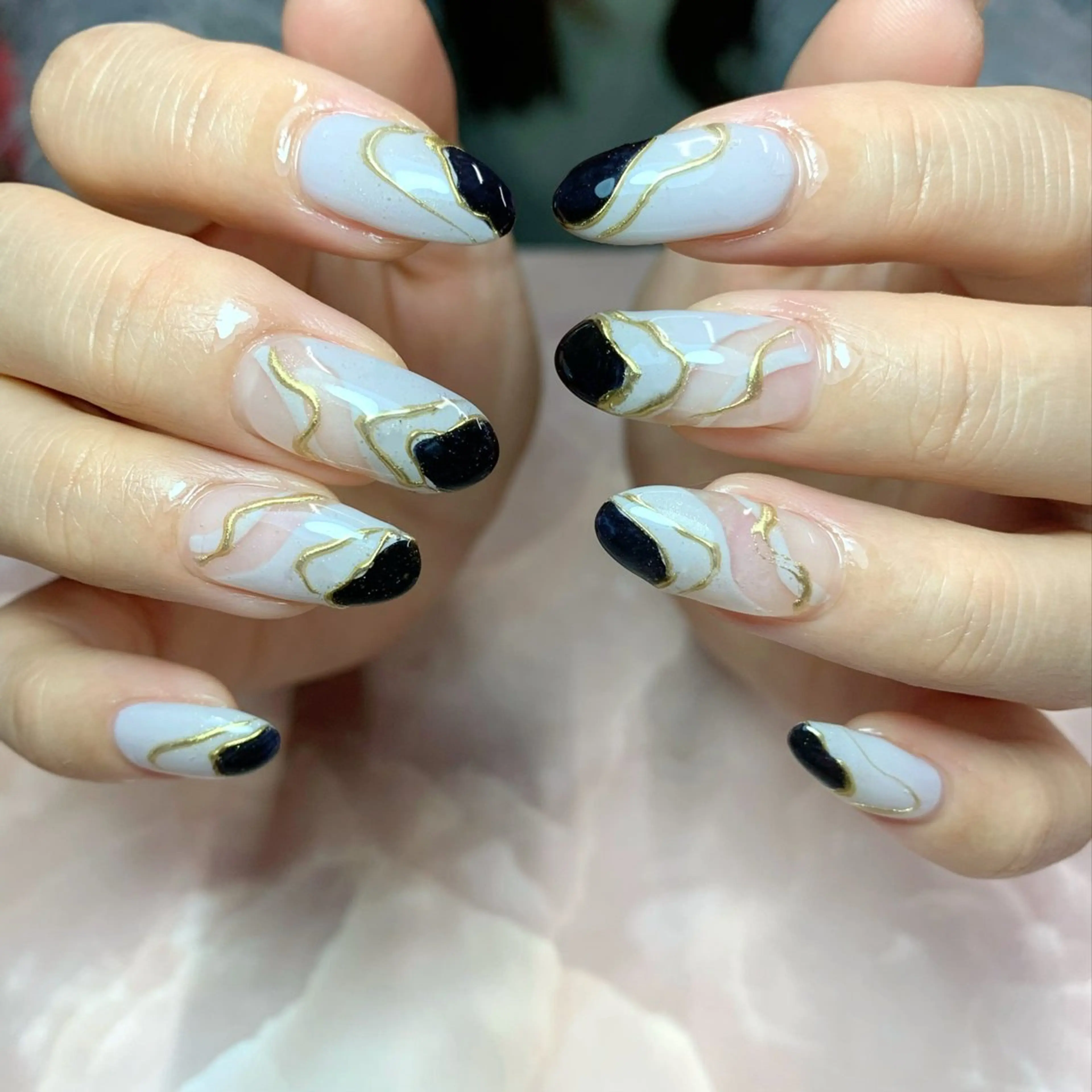 ネイル ハンドネイル Rose Glass 高蔵寺店のネイルデザイン