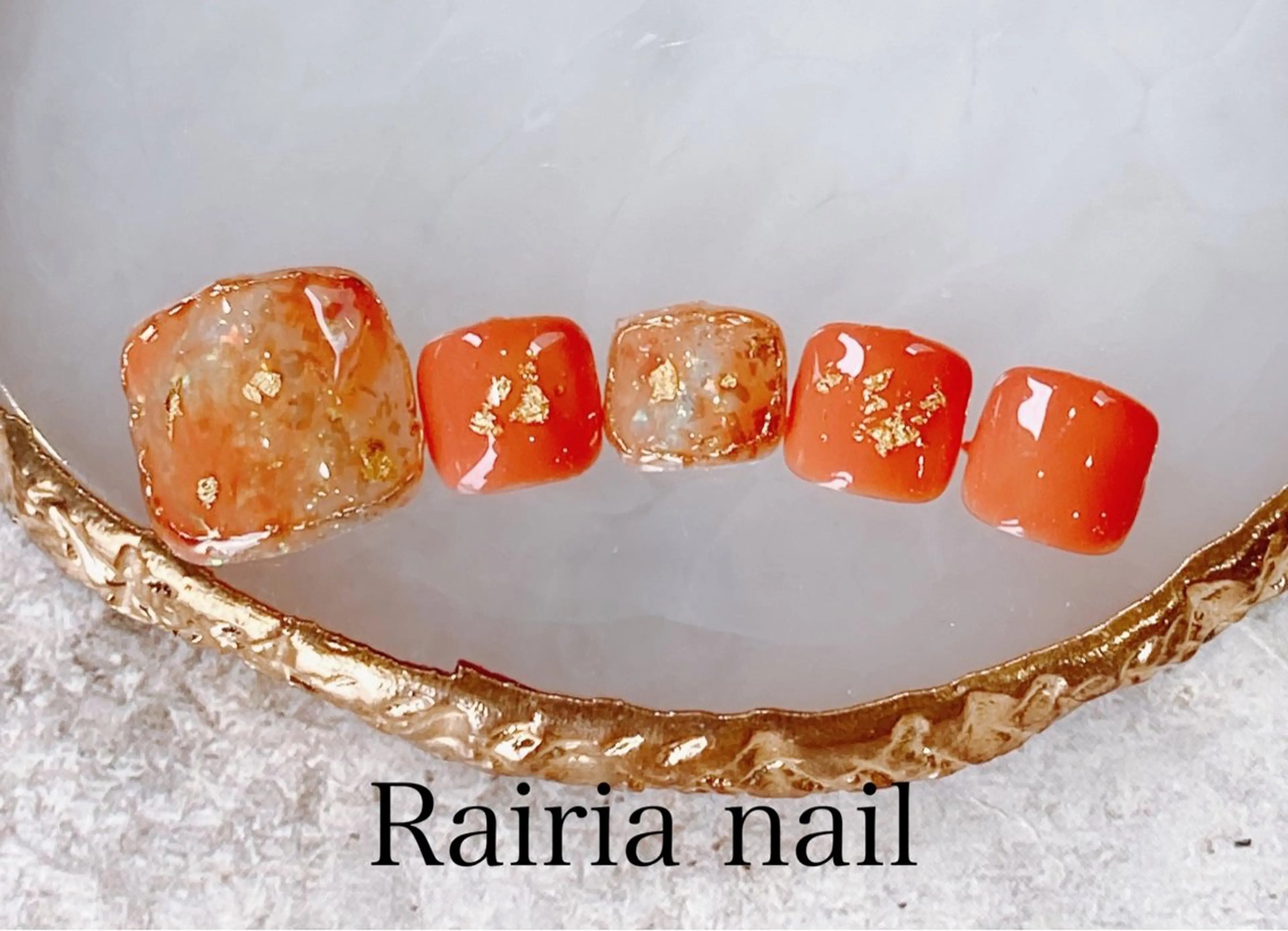 ネイル アートネイル ジェルネイル 持ち込み ニュアンスネイル パラジェル Rairia nail本八幡店のネイルデザイン