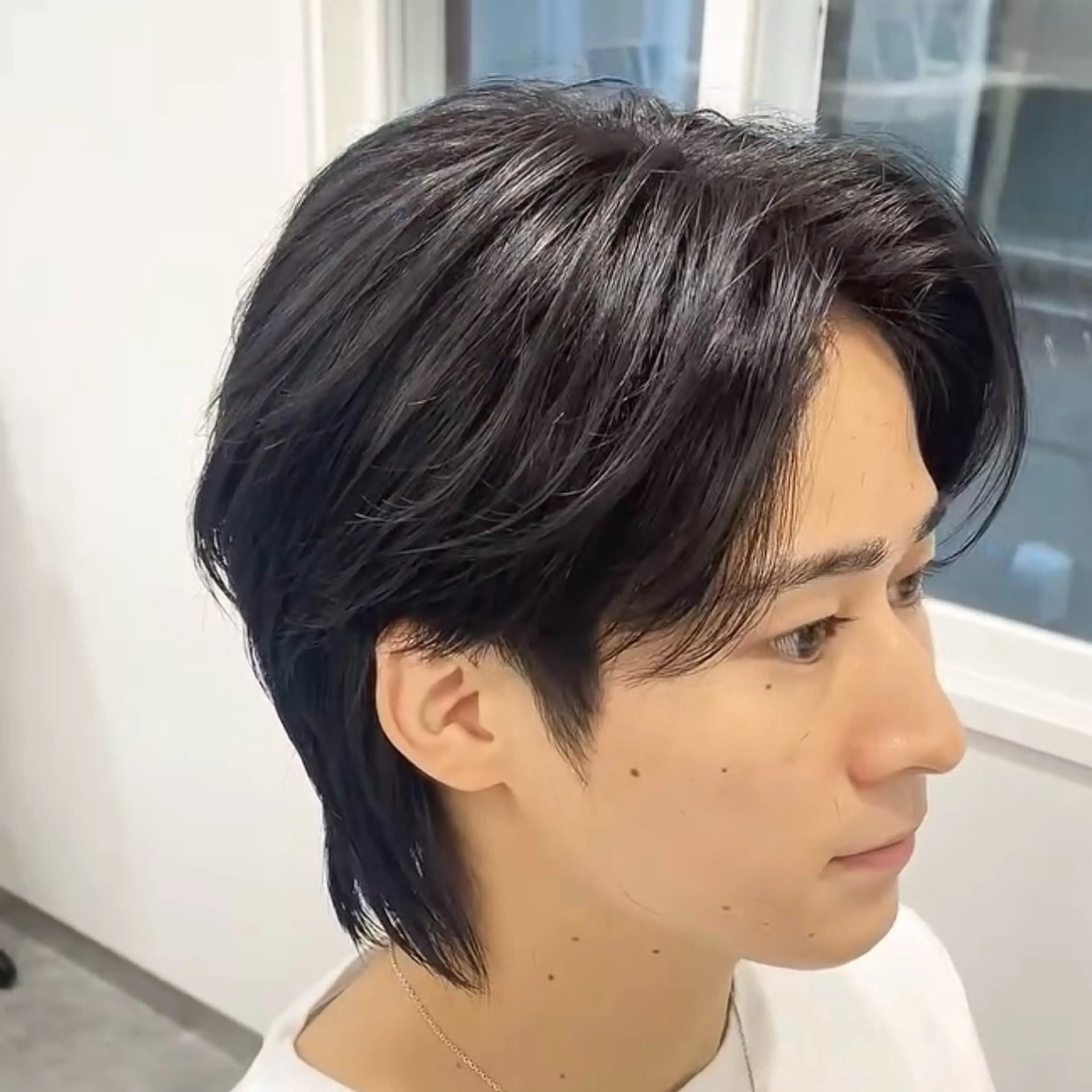 メンズ 透明感カラー ふうか　渋谷のヘアスタイル