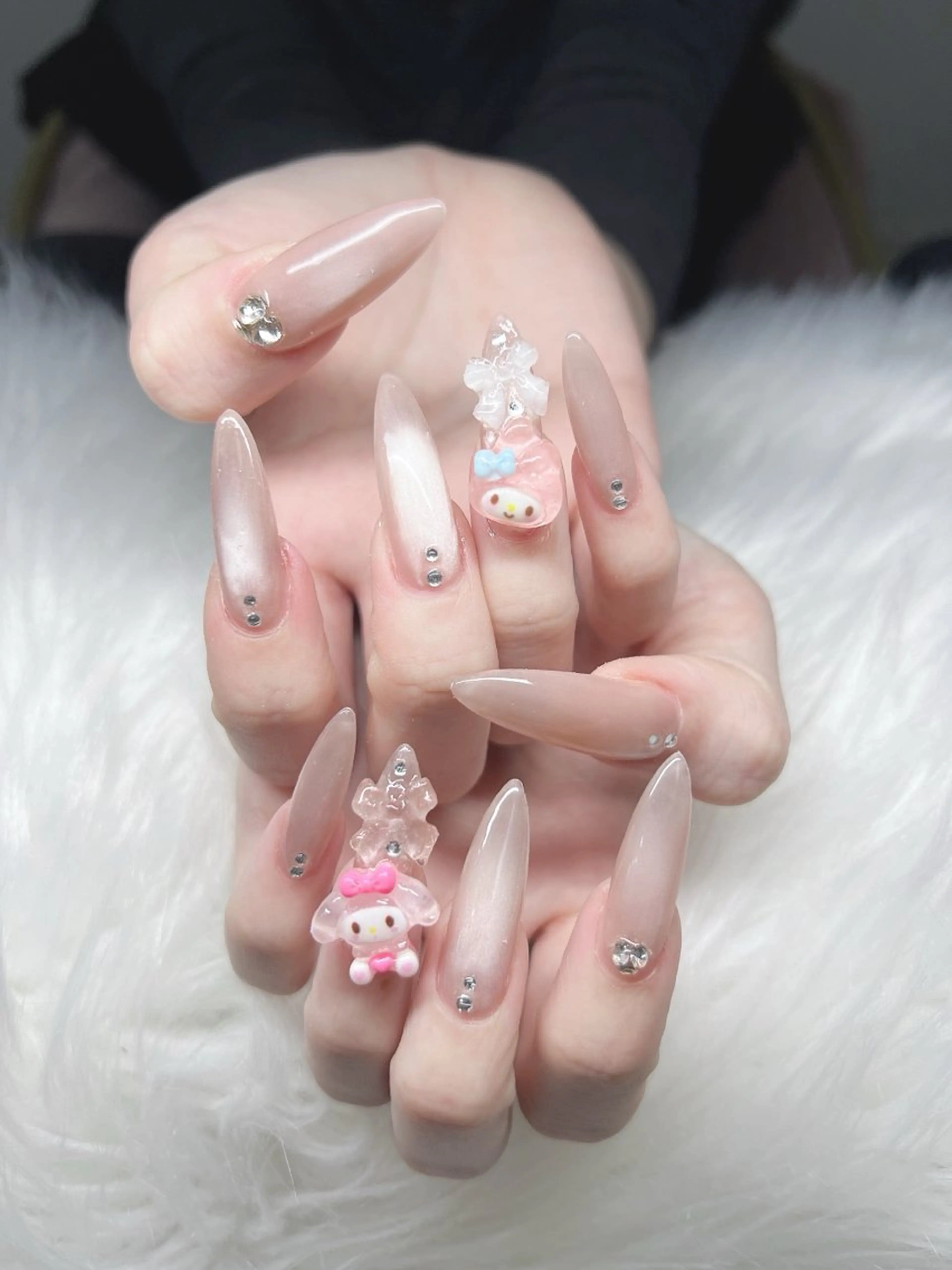 ネイル ハンドネイル Lee Nails チップ長さだし専門店のネイルデザイン
