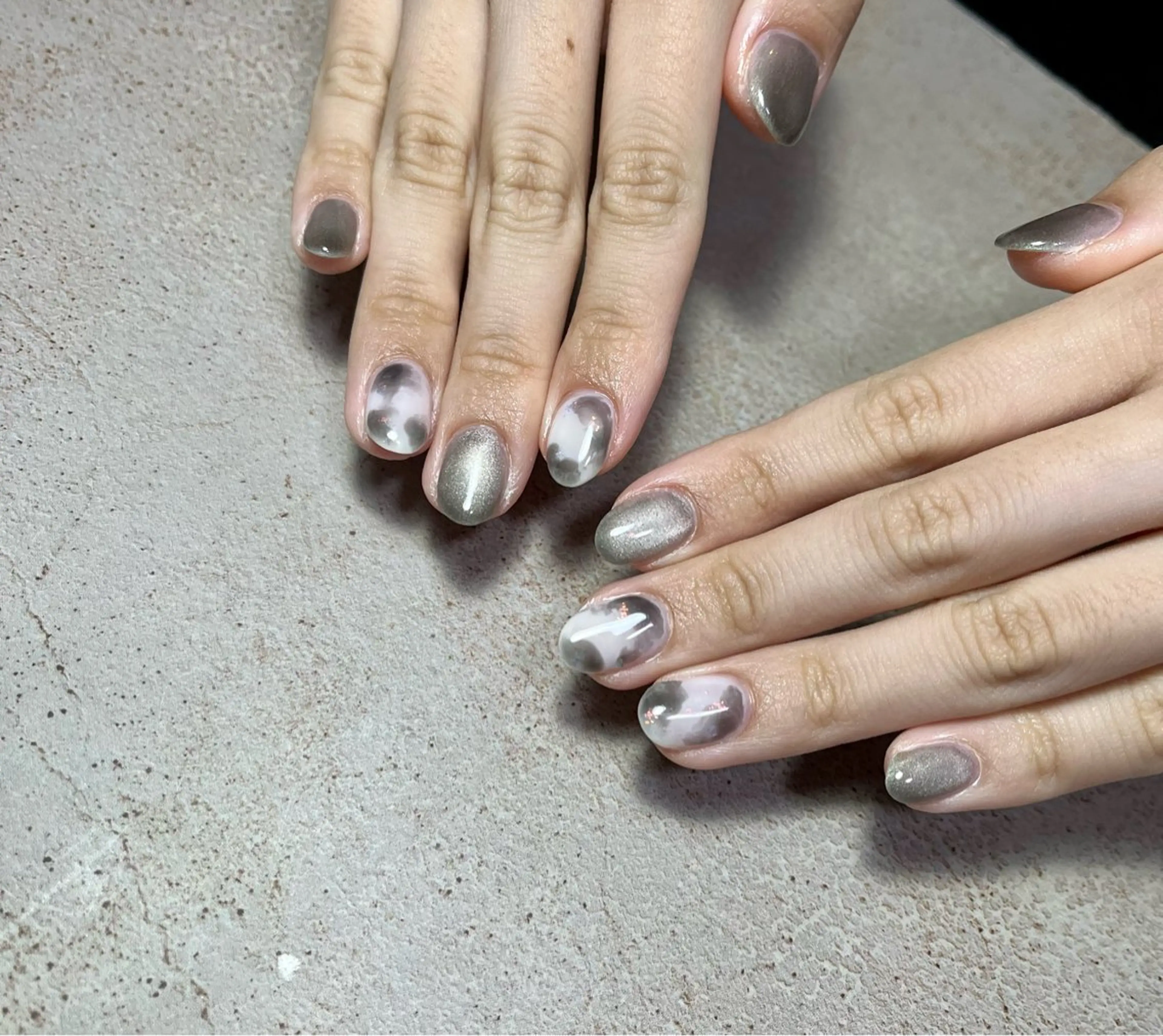 ネイル ハンドネイル goldgleams ちなのネイルデザイン