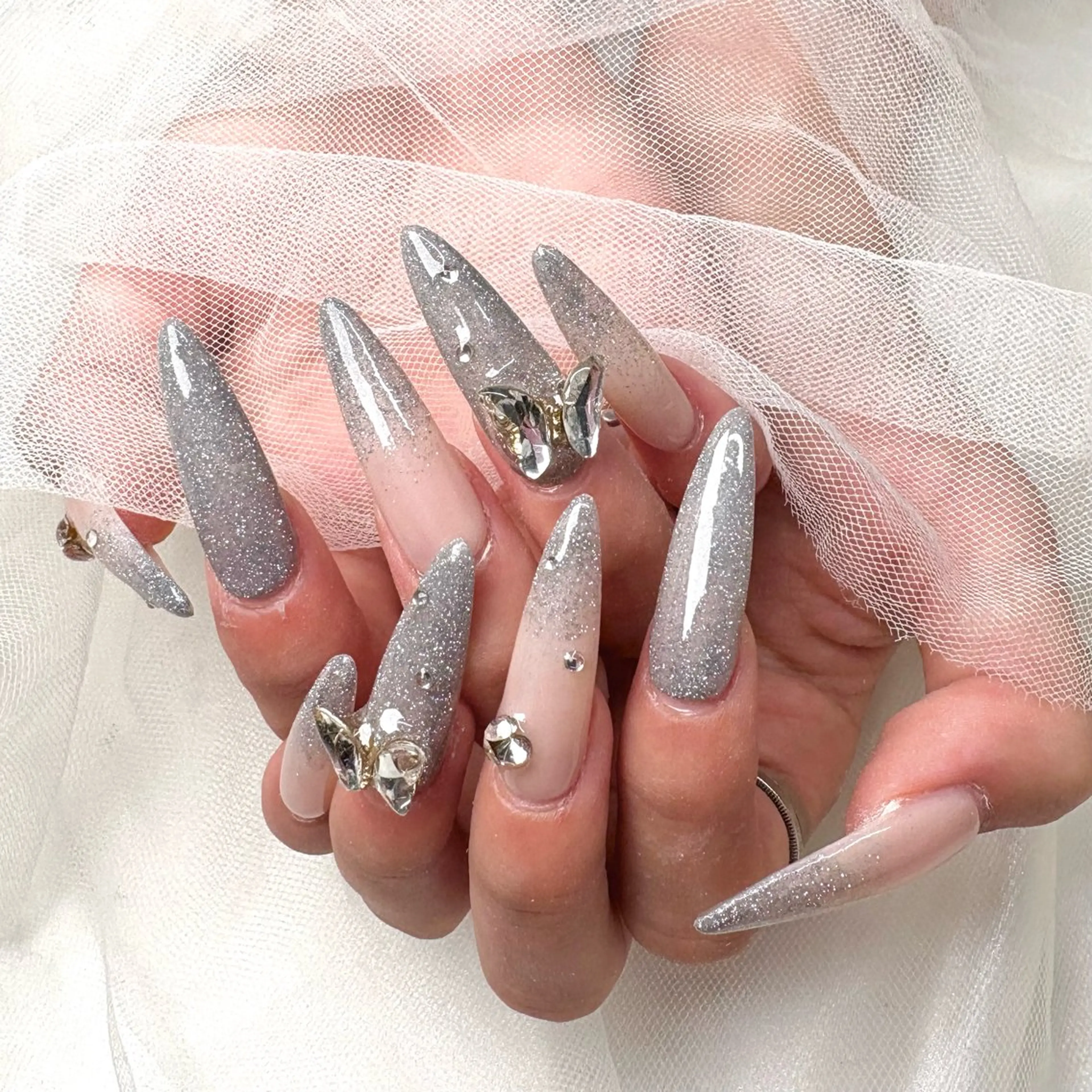 ネイル フラッシュネイル ハンドネイル joieange kirariのネイルデザイン