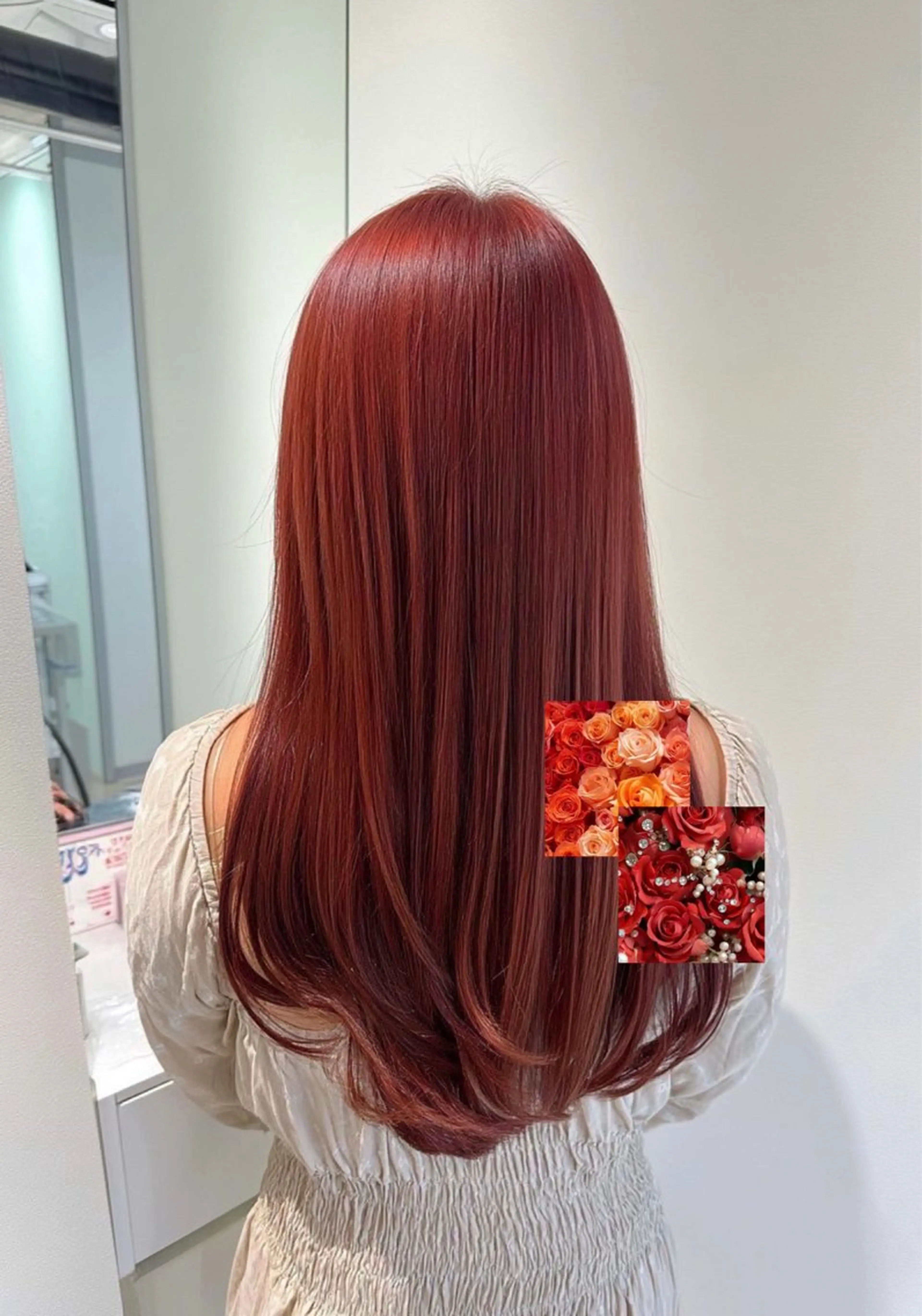 ロング カラー カット ヘアカラー トリートメント 💕カットカラーモ デル募集/あゆり💕のヘアスタイル