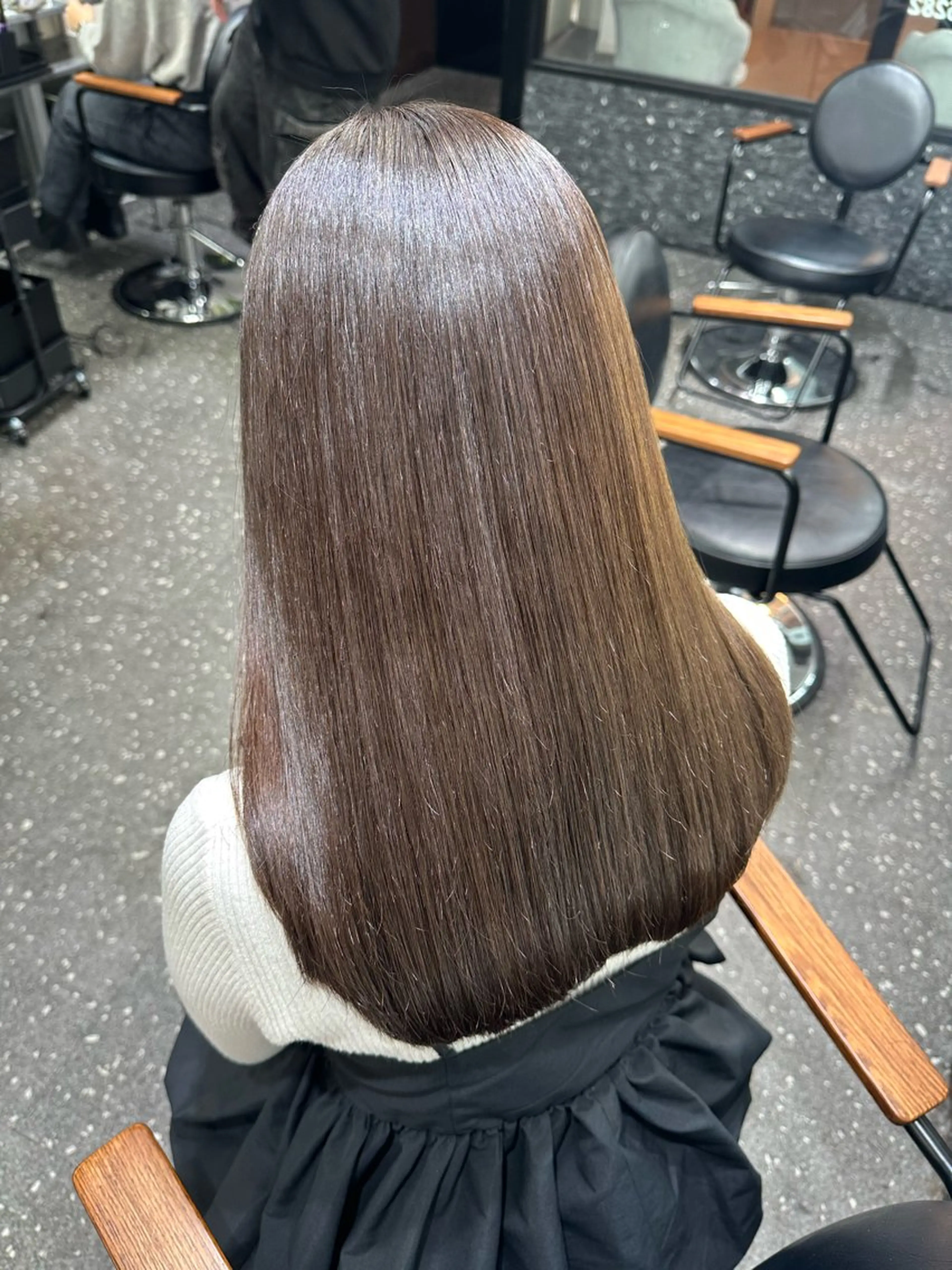 ロング カラー パーマ カット ヘアカラー 縮毛矯正 トリートメント 髪質改善⭐️縮毛矯正 吉祥寺⭐️Rinaのヘアスタイル