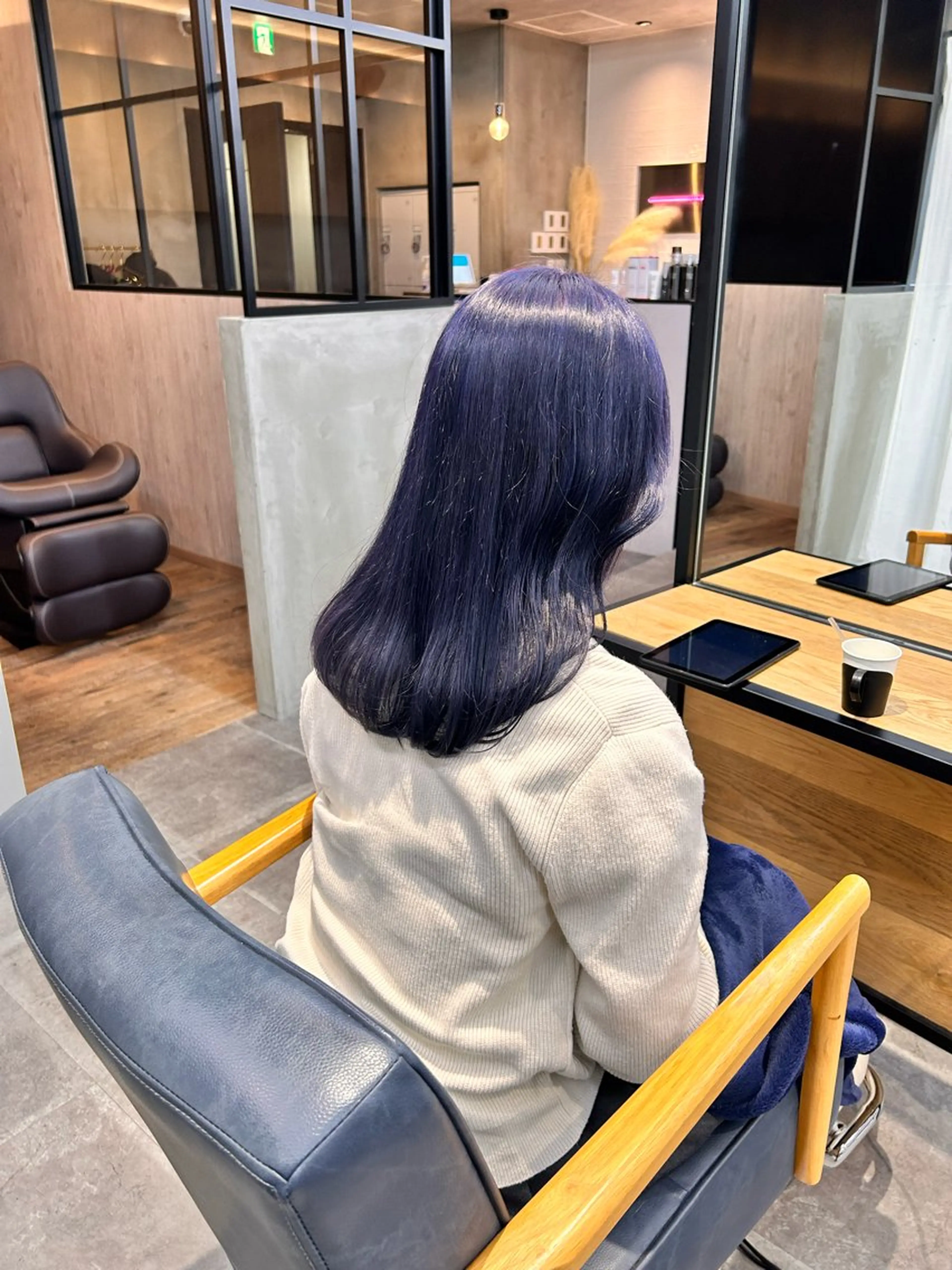 ミディアム カラー 韓国×髪質改善カラー 💎hinaのヘアスタイル