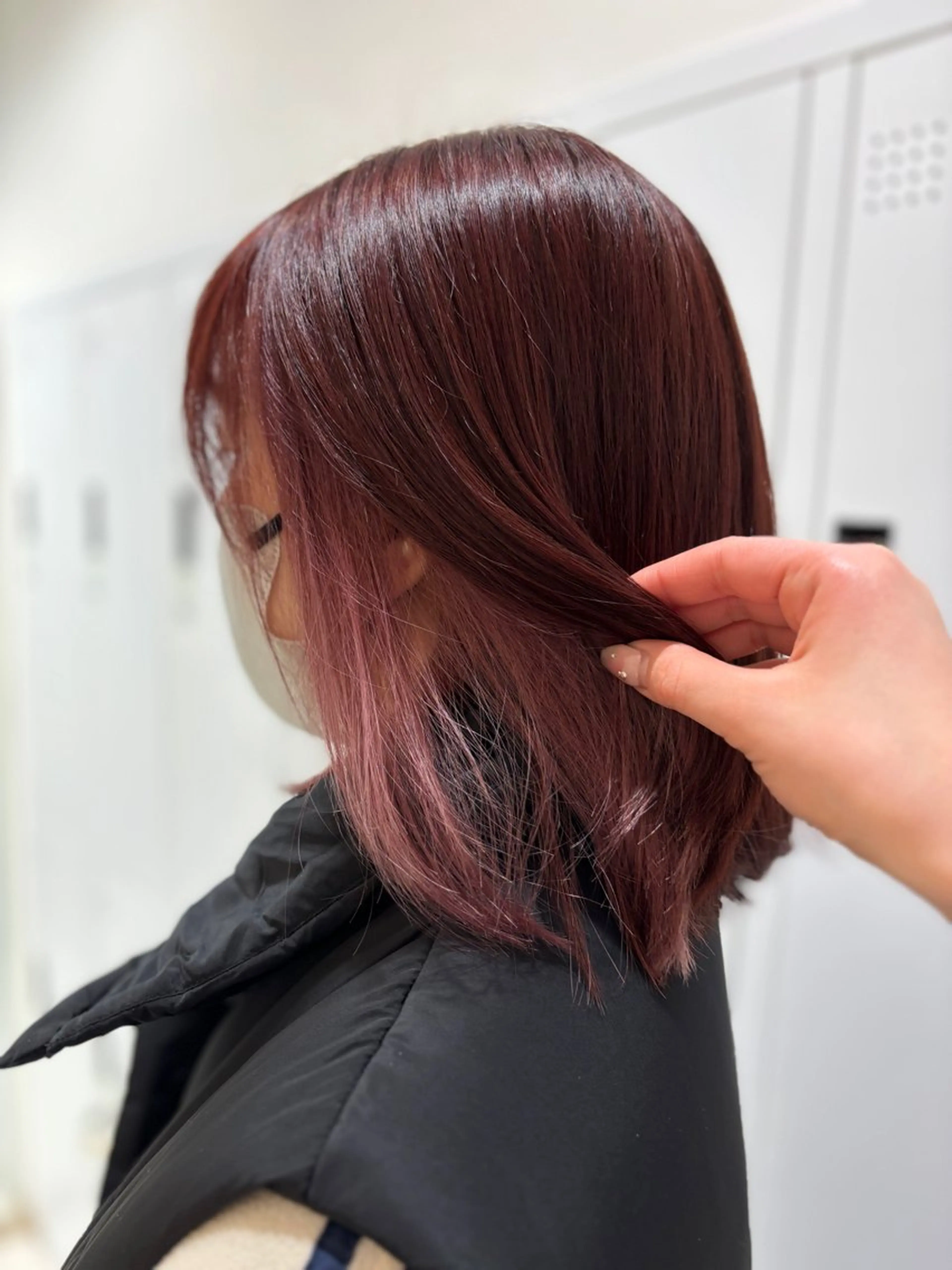 ミディアム ヘアカラー ‎‪🩰 艶髪美髪 shiori🫧のヘアスタイル