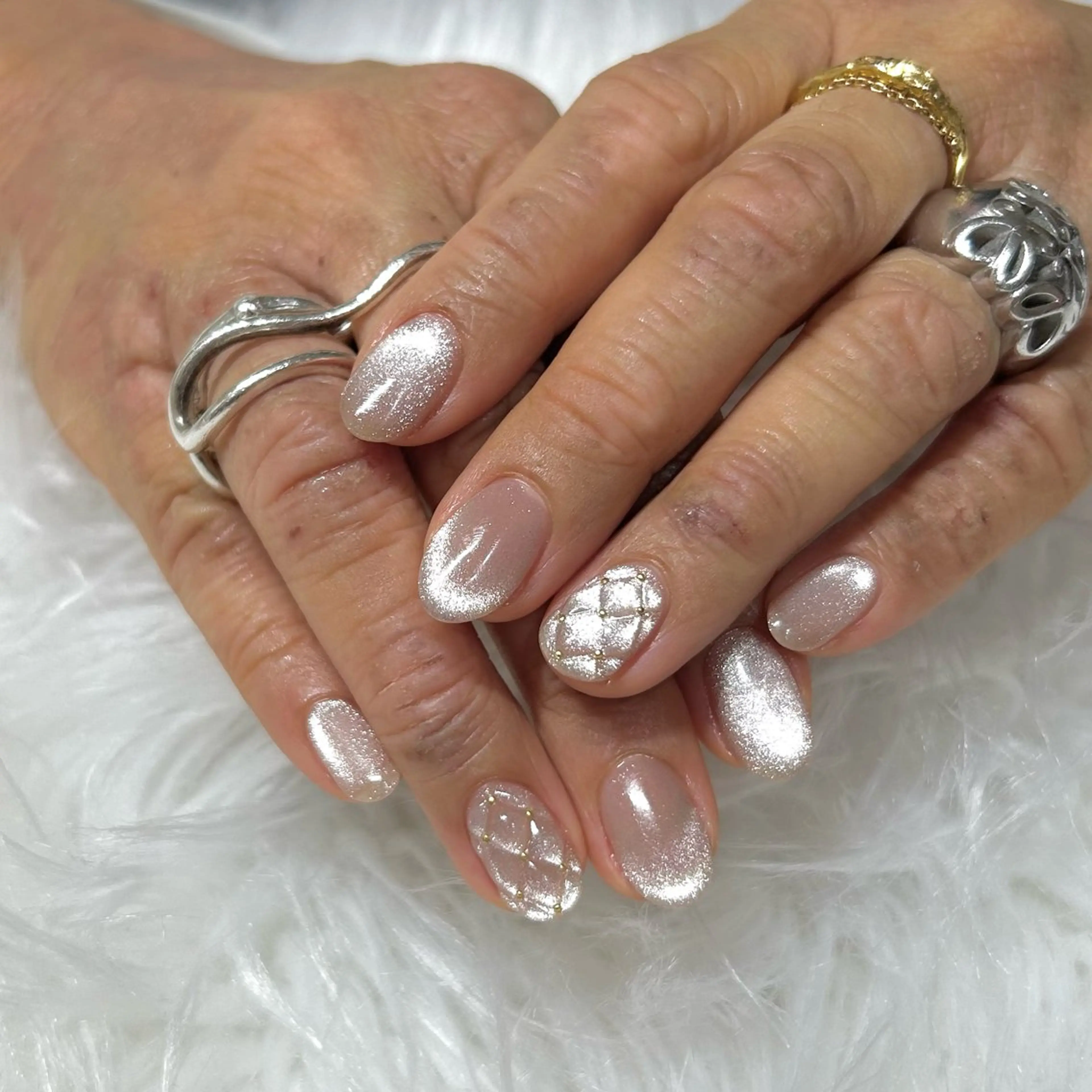 ネイル ハンドネイル AURORA eyelash&nail salon アメ村店所属・Aurora Sakiのネイルデザイン