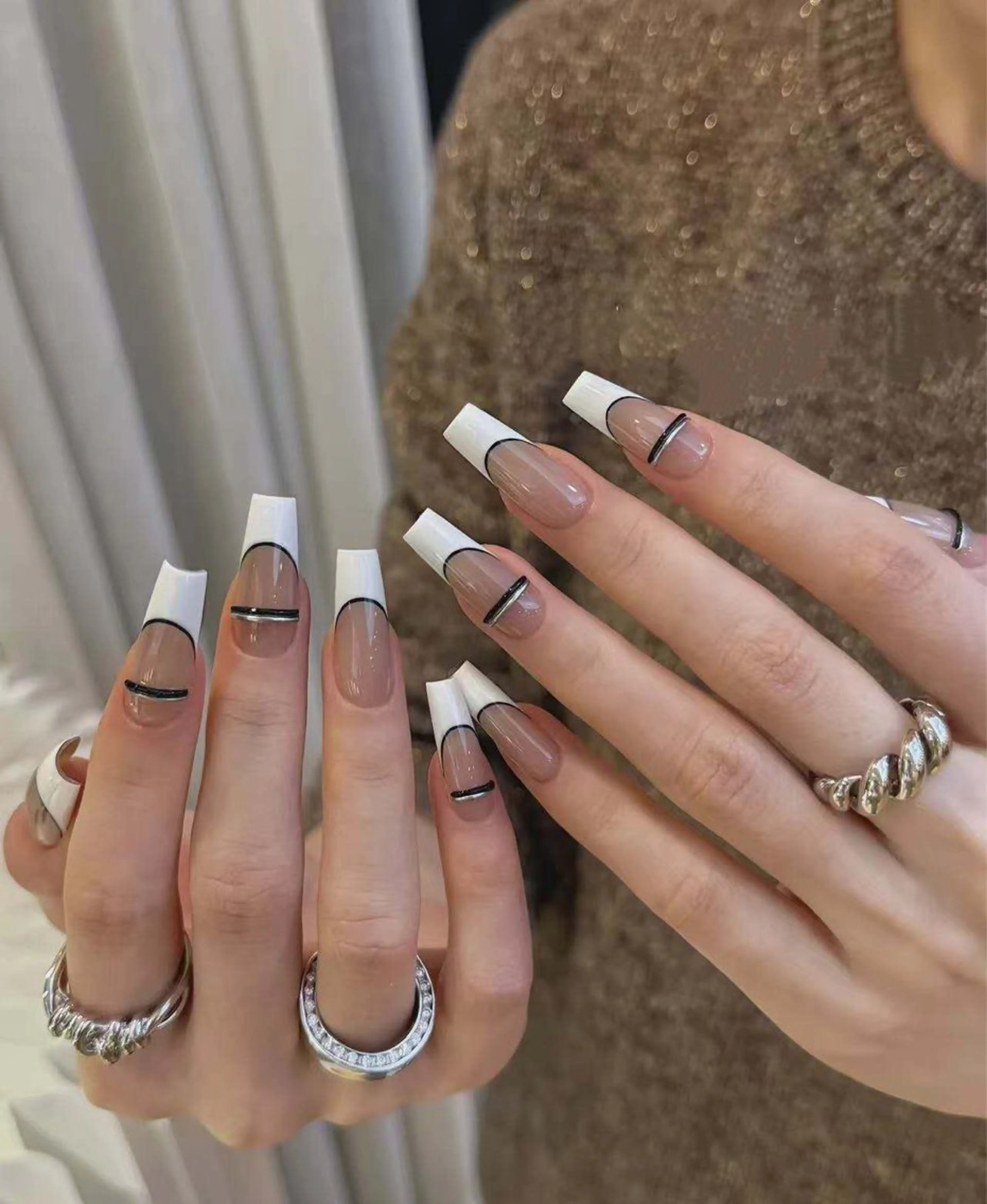 ネイル オーロラネイル フラワーネイル フットネイル フレンチネイル ジェルネイル ハンドネイル BabyYouMi ねねのネイルデザイン