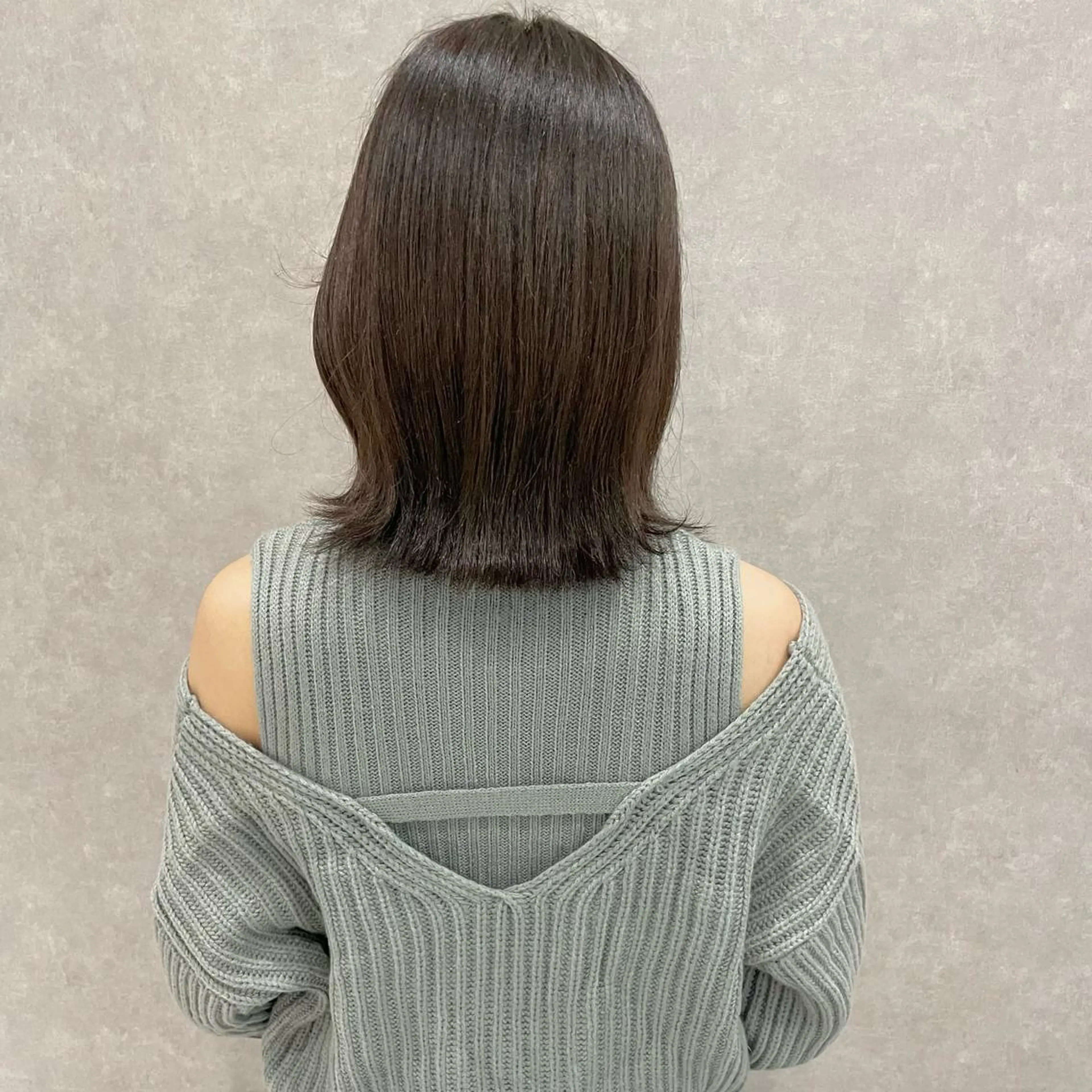 ミディアム カラー はちすか るかのヘアスタイル