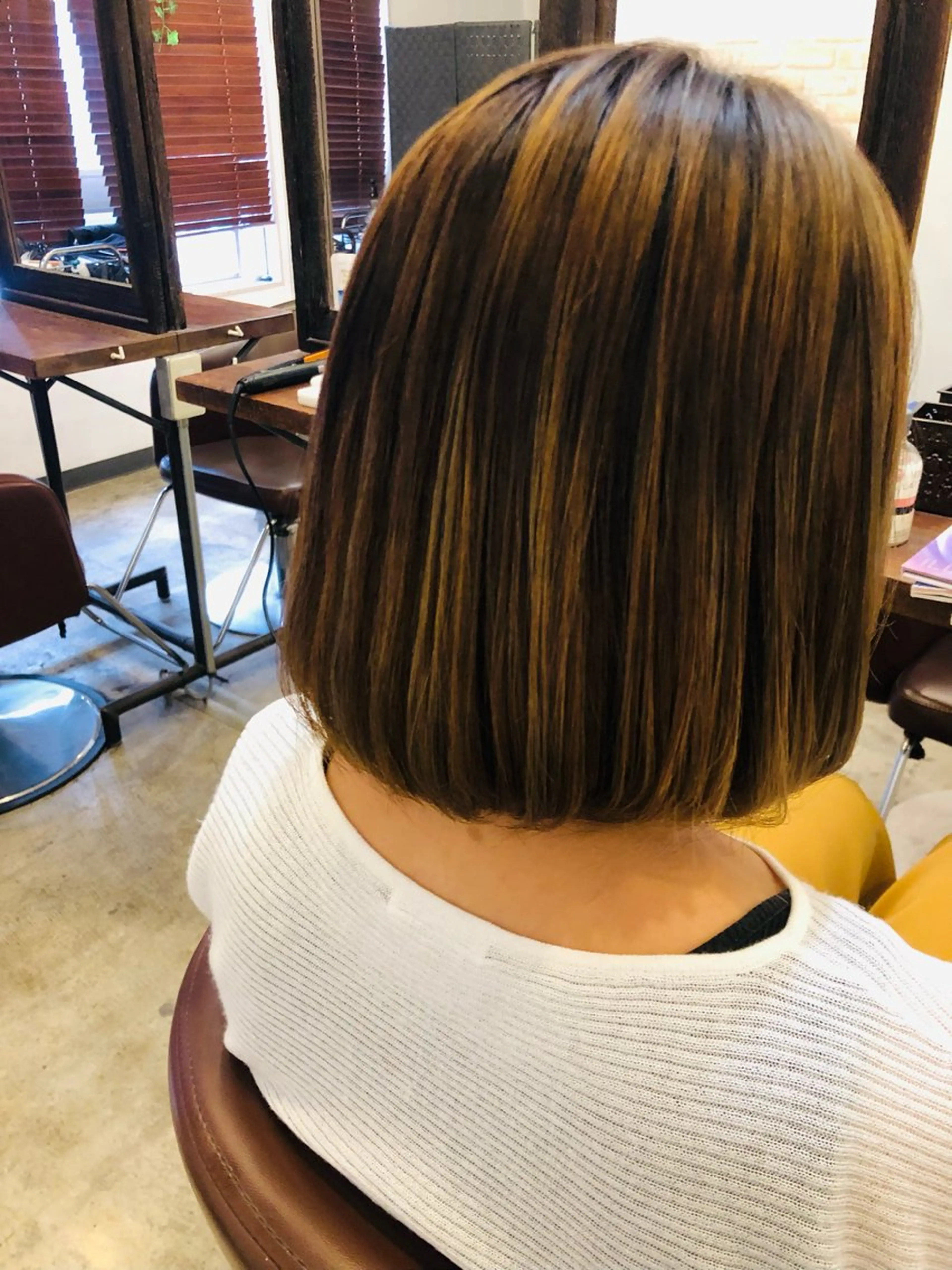 カット＋縮毛矯正＋purificaトリートメントの写真